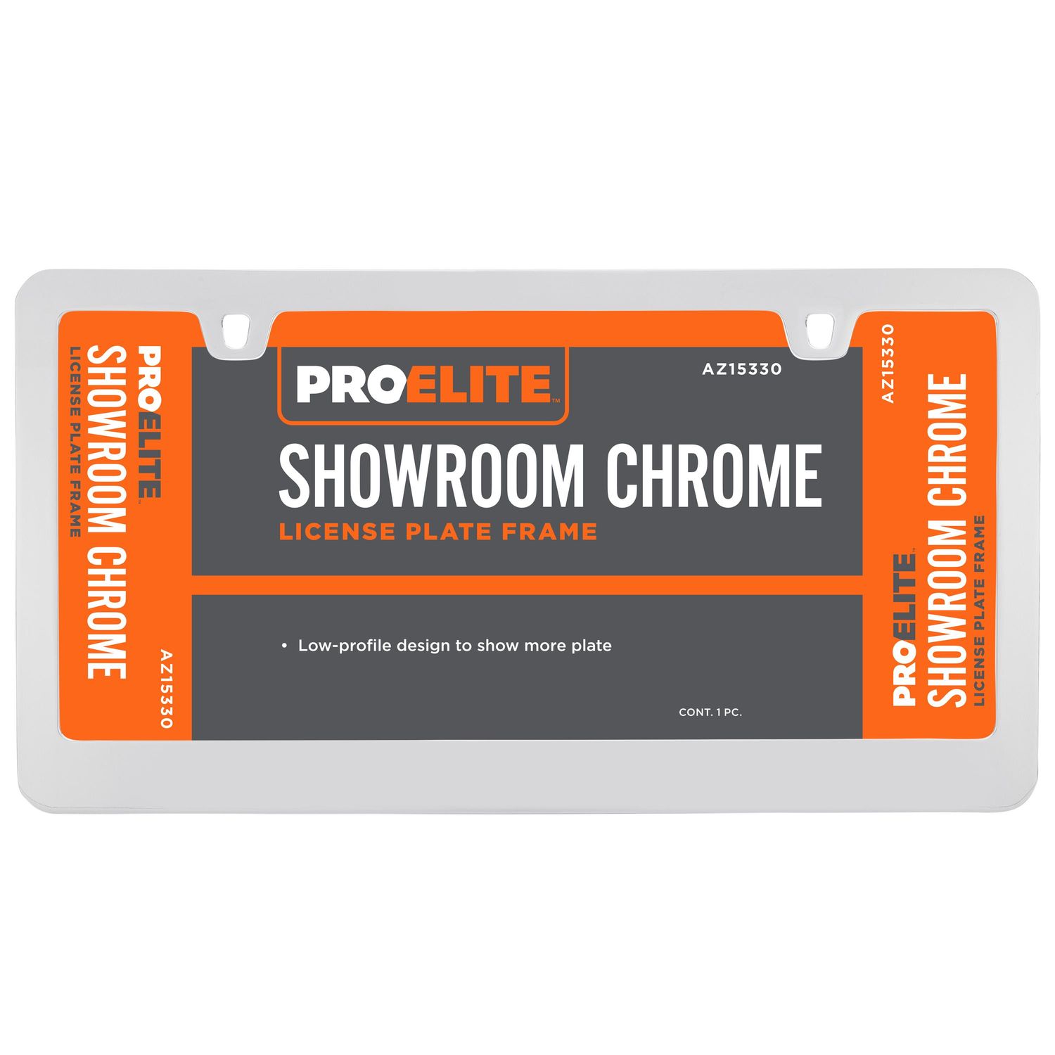 ProElite Chrome Neo Classic License Plate Frame