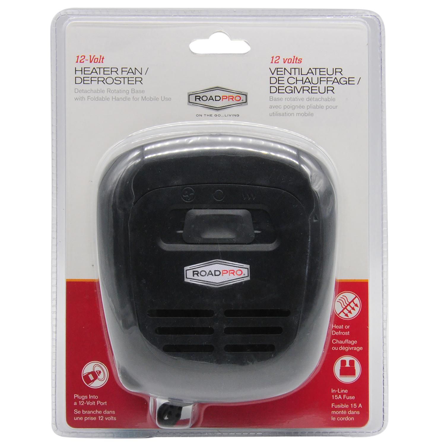 Road Pro 12 Volt Heater Fan Defroster