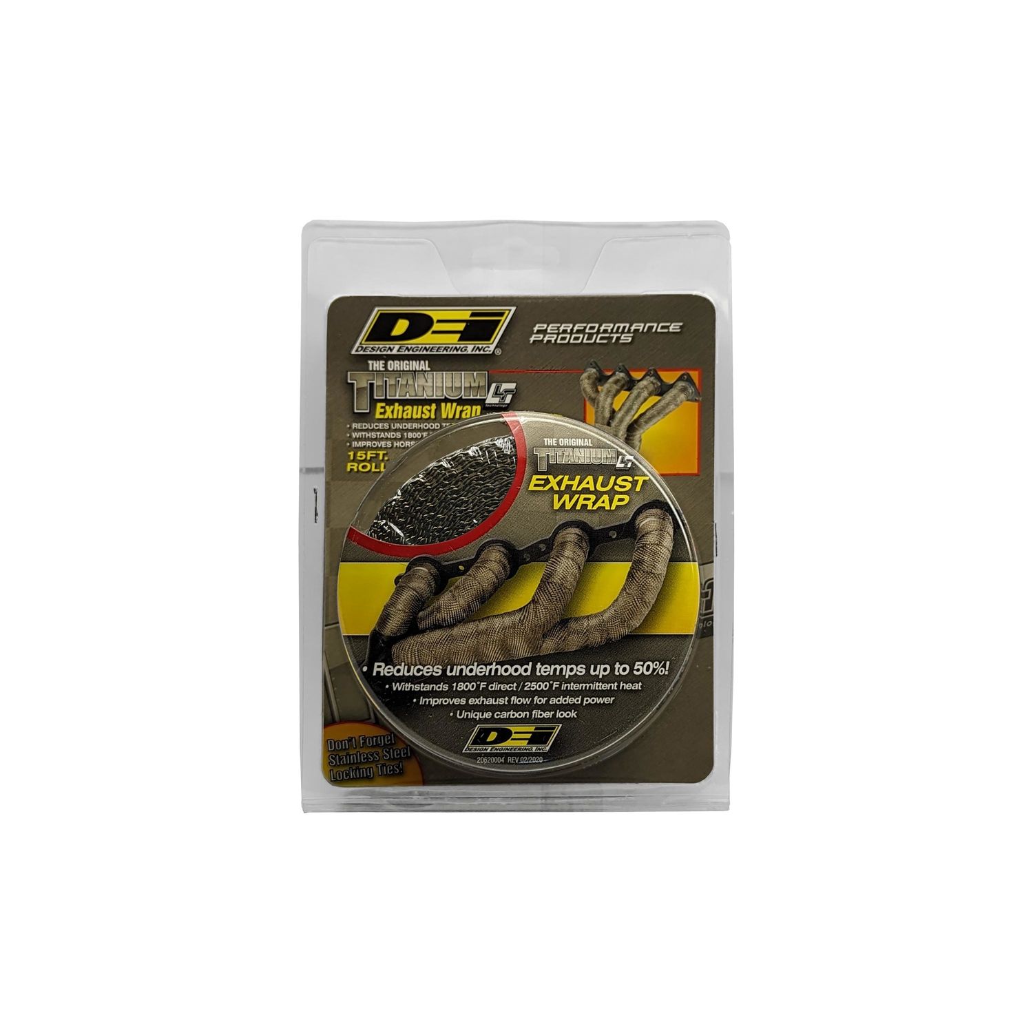 Design Engineering Titanium Exhaust Wrap 10129