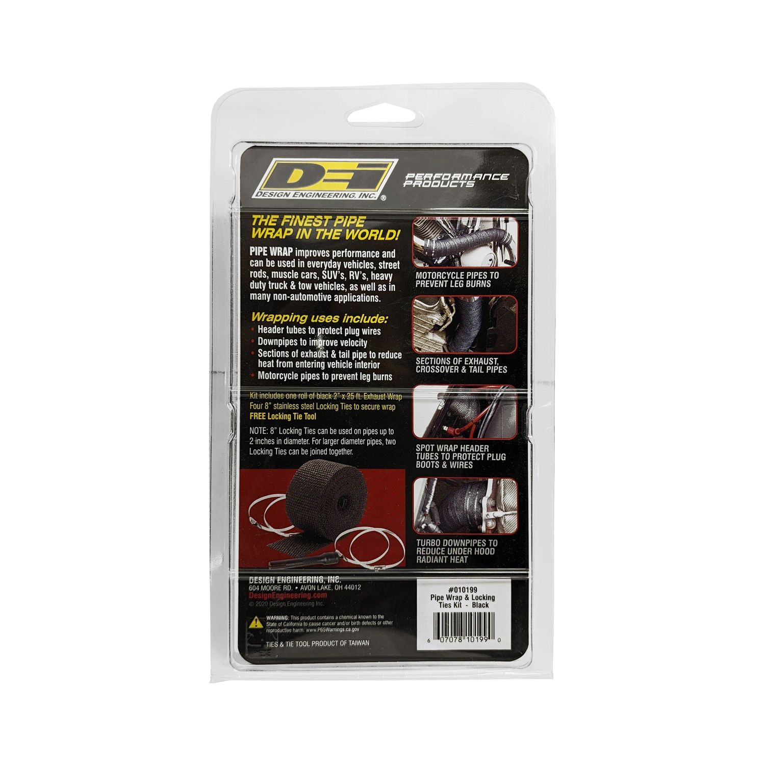 Design Engineering Pipe Wrap and Locking Ties Kit