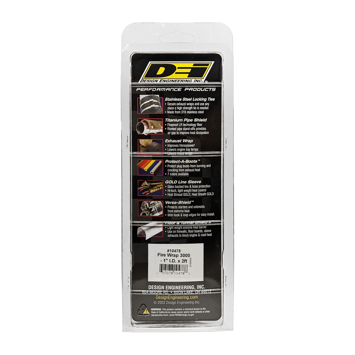 Design Engineering 3000 - 1in Diameter x 24in Fire Wrap