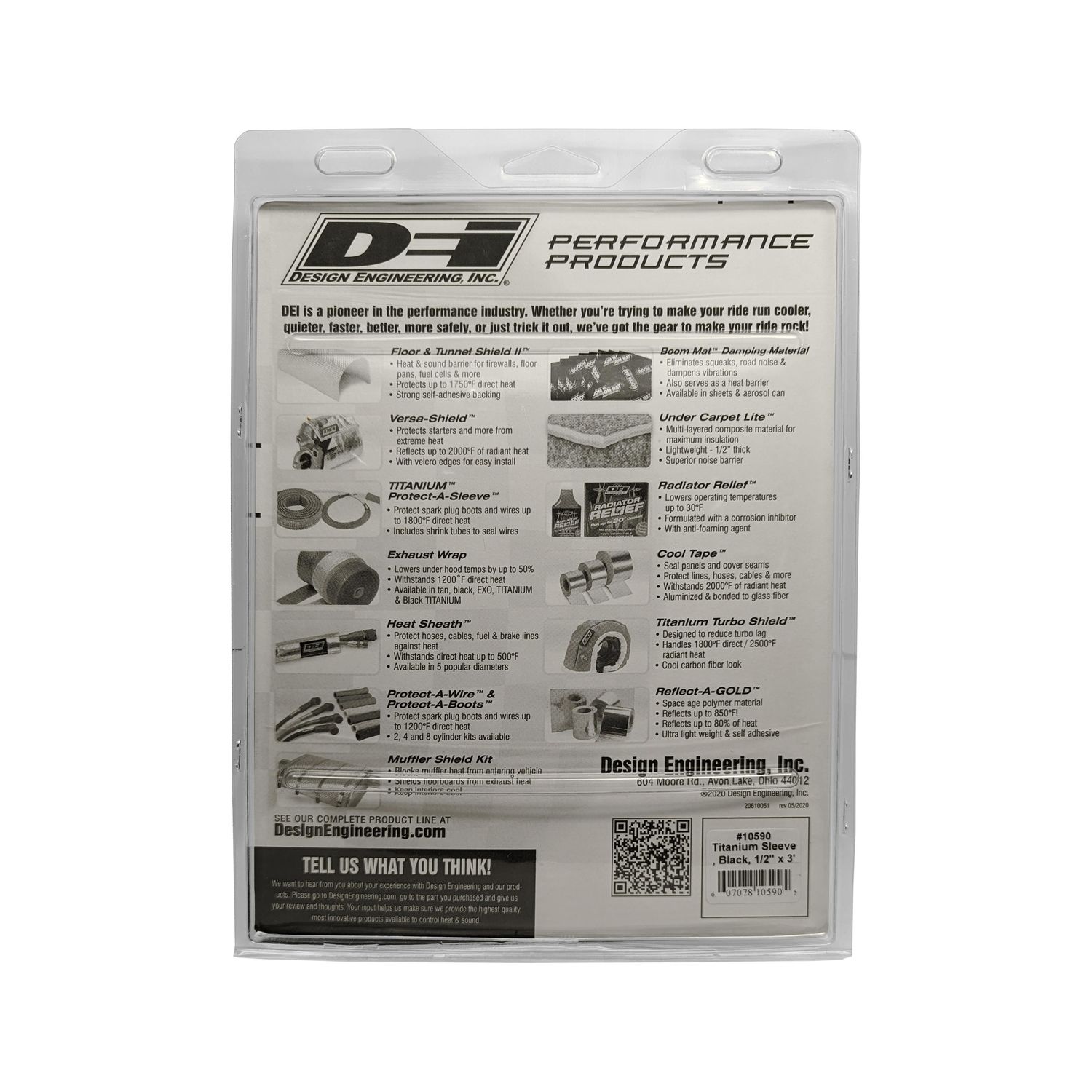 Design Engineering 10042 Titanium 3in Exhaust Sleeve 36in main image 0