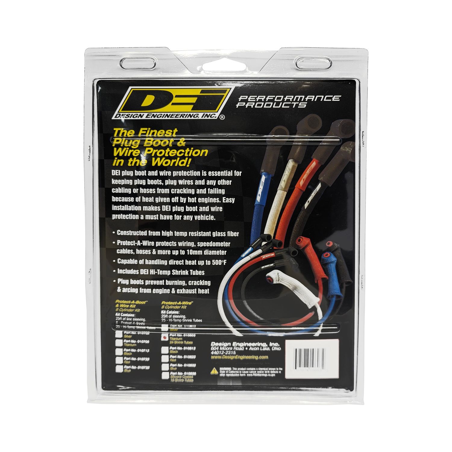 Design Engineering Protect-A-Wire 25' Titanium