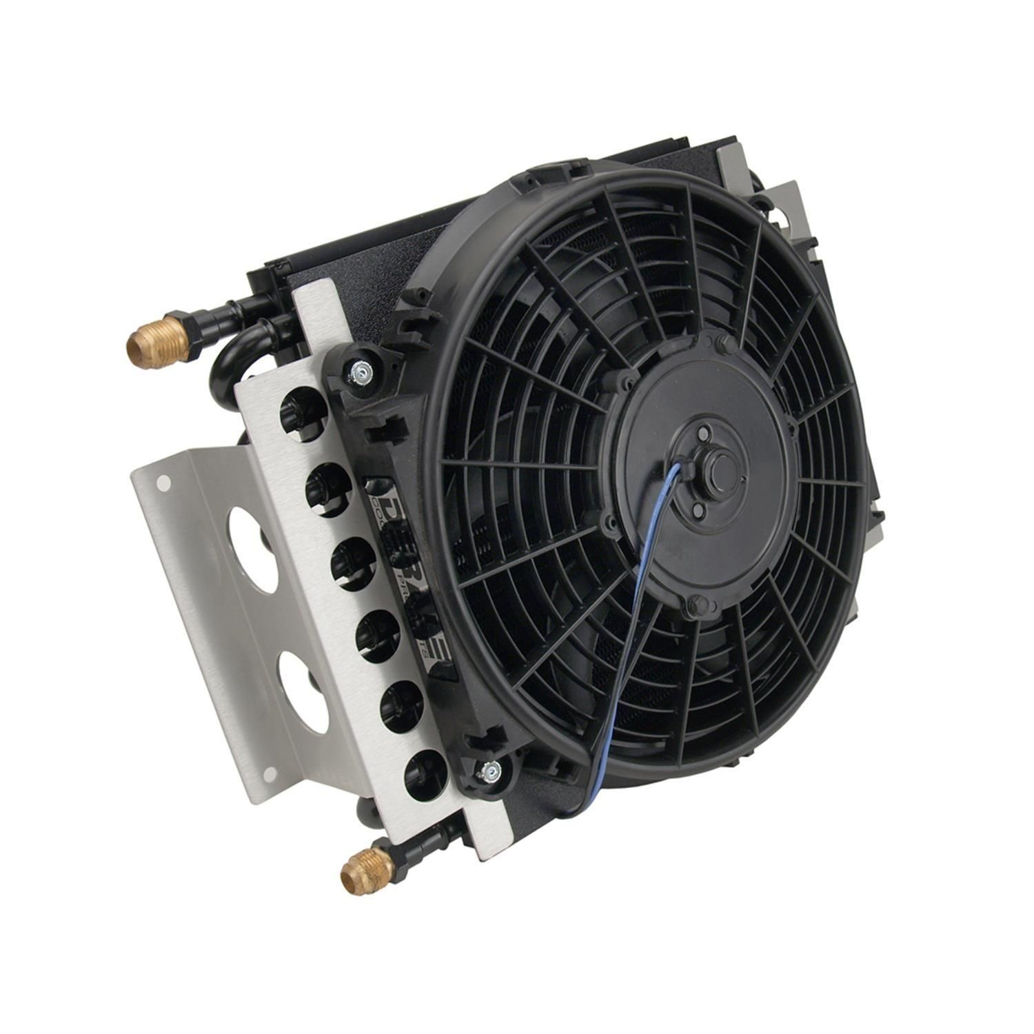 Derale Black 8AN Electra Cool Remote Fluid Cooler