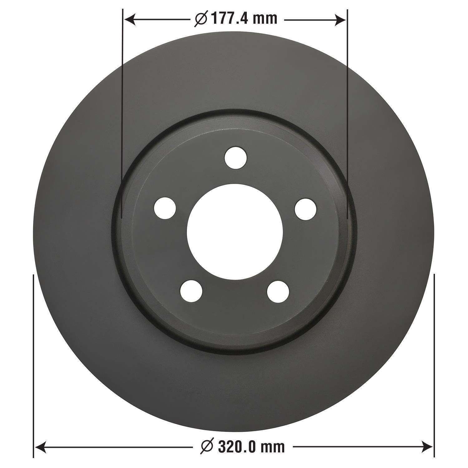 Duralast Gold Brake Rotor 43086DG