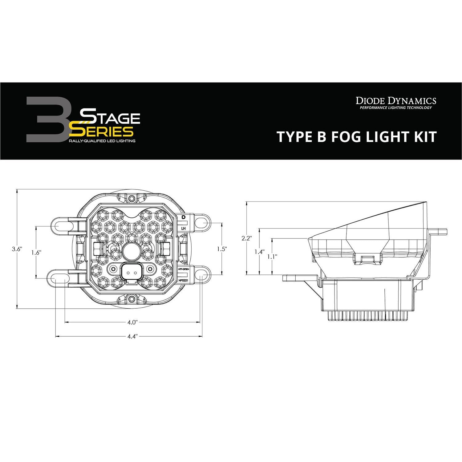 Diode Dynamics Fog Light Kit DD6999