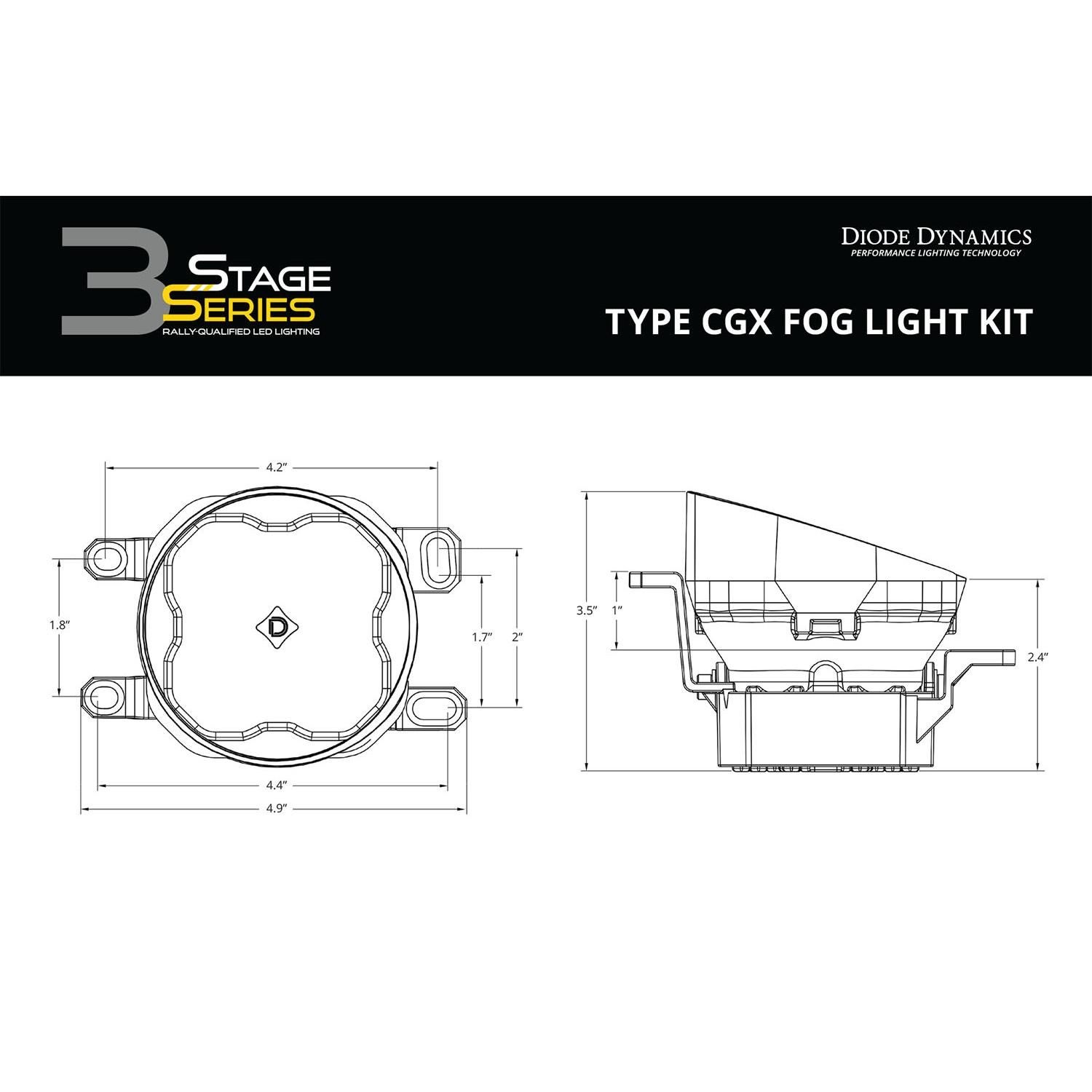 Diode Dynamics Fog Light Kit DD7201