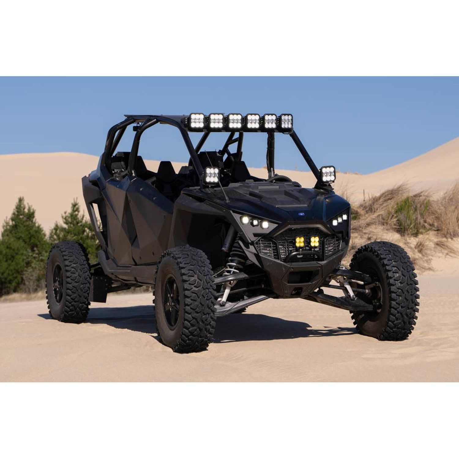 Diode Dynamics Polaris RZR A-Pillar SS5 Sport White Combo LED Light Pod Kit
