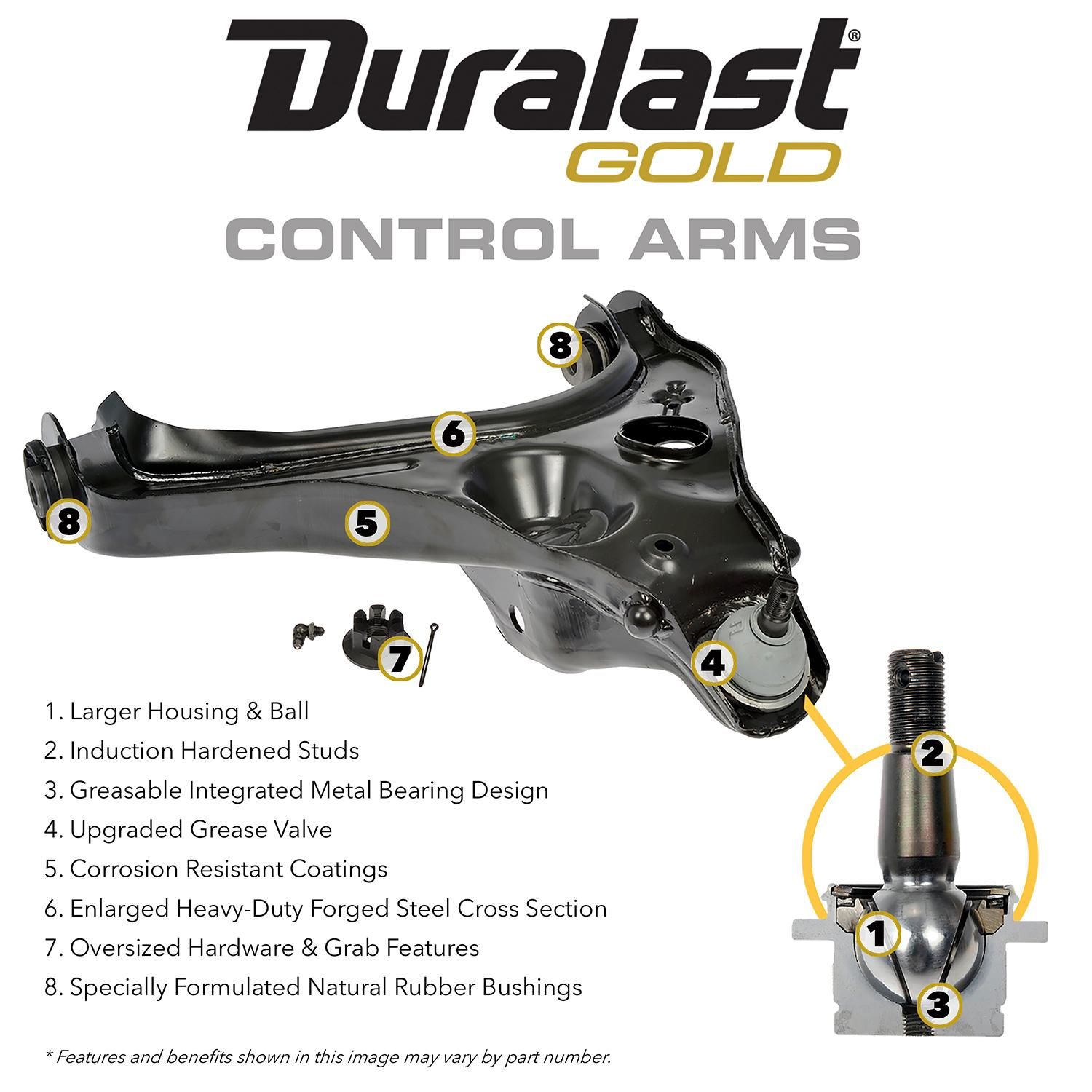 Duralast Gold Control Arm GCA14635