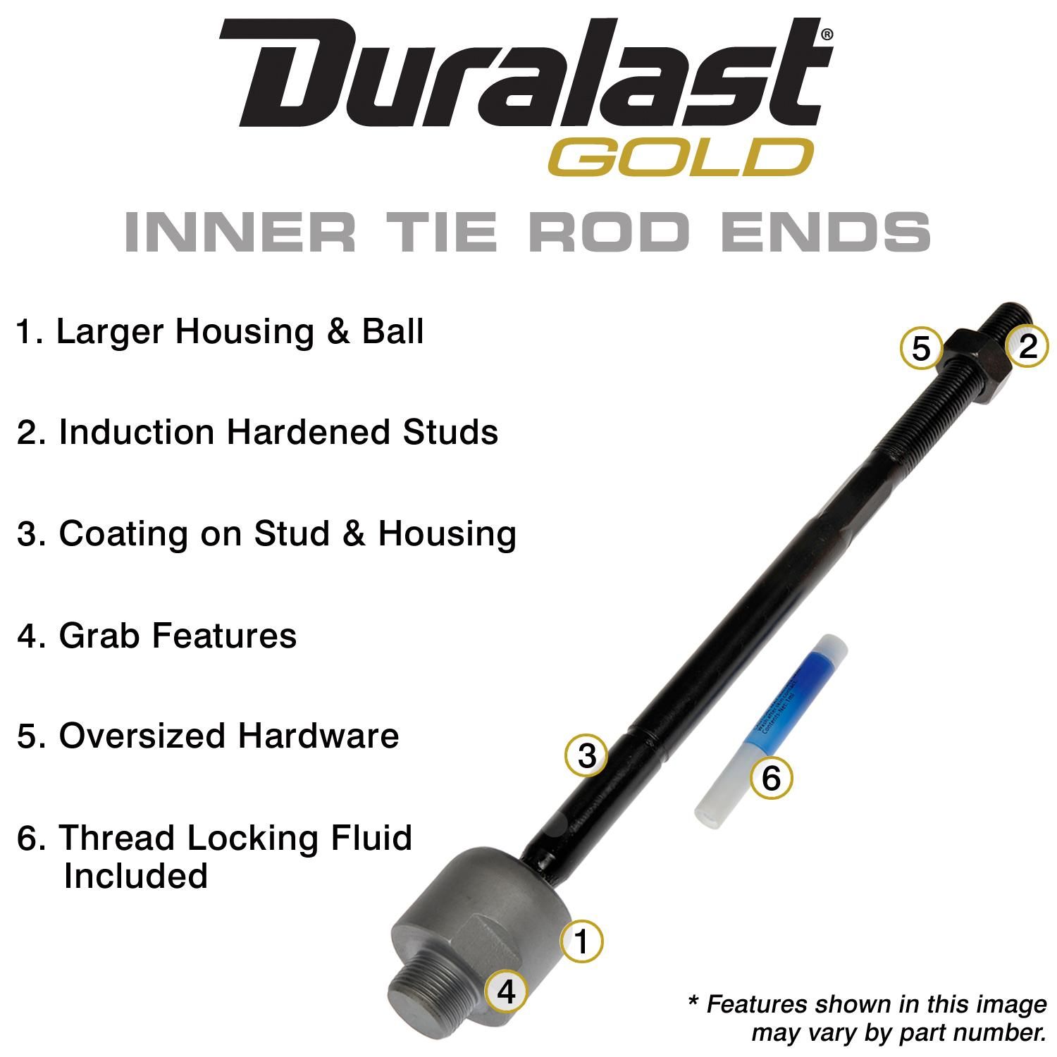 Duralast Gold Steering Tie Rod End GES3488