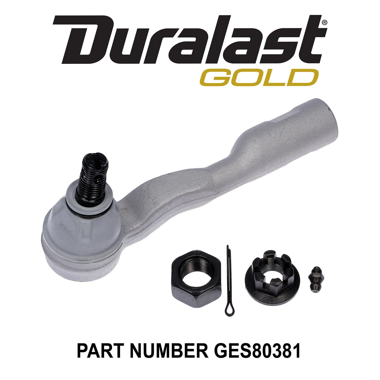 E.r⑅　0805 Duralast Gold Tie Rod End GES80381