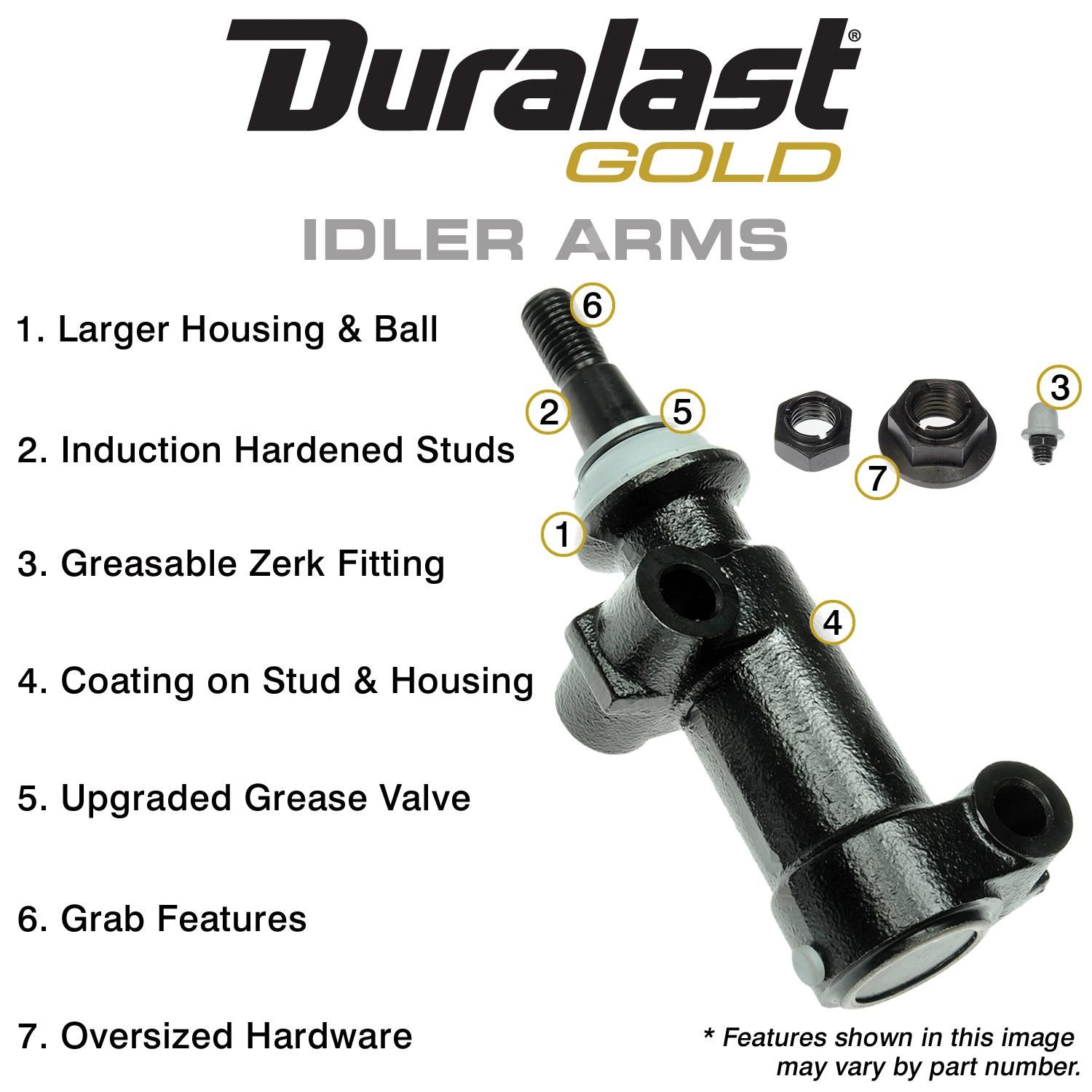 Duralast Gold Idler Arm GFA400018