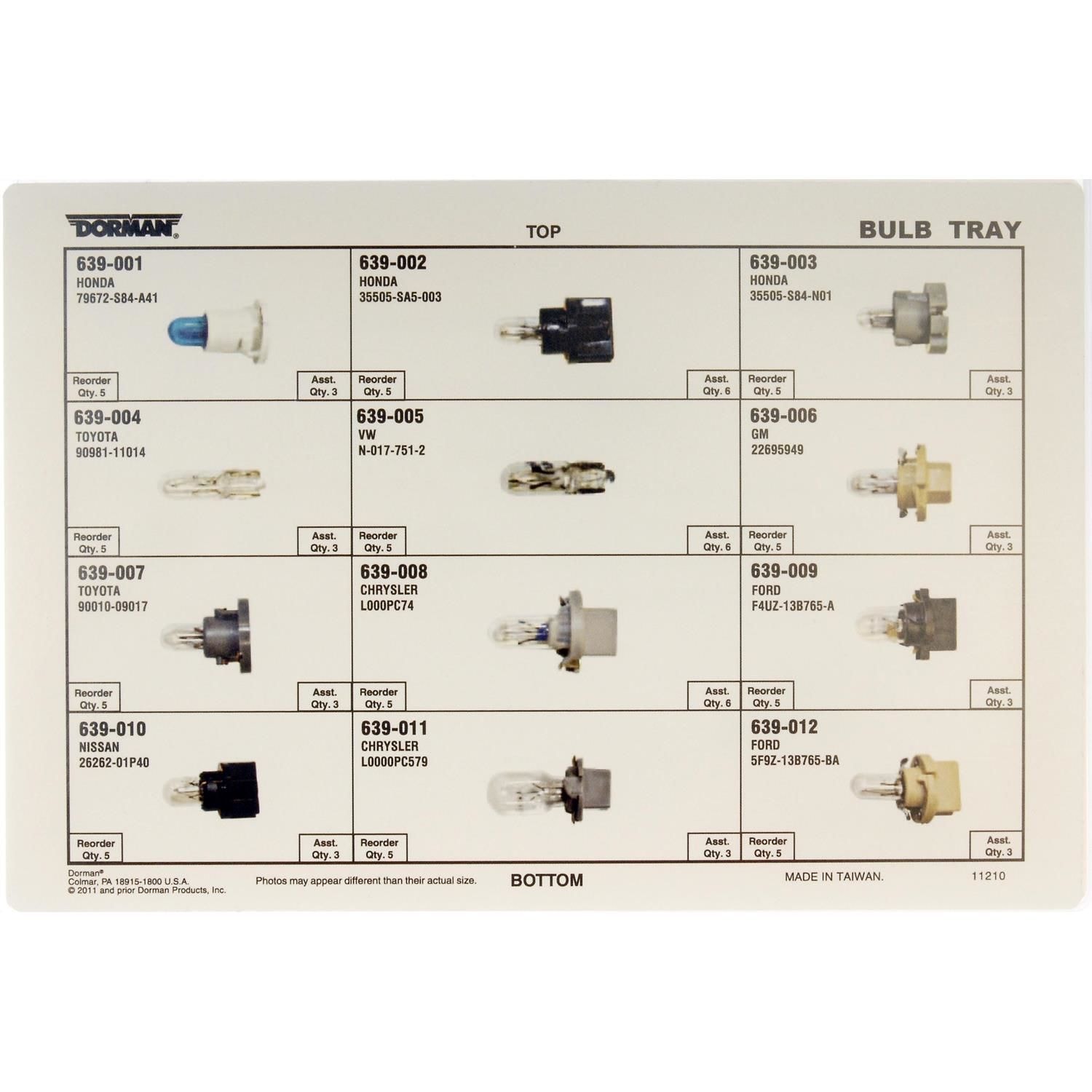 Dorman - OE Solutions Interior Bulb Tray