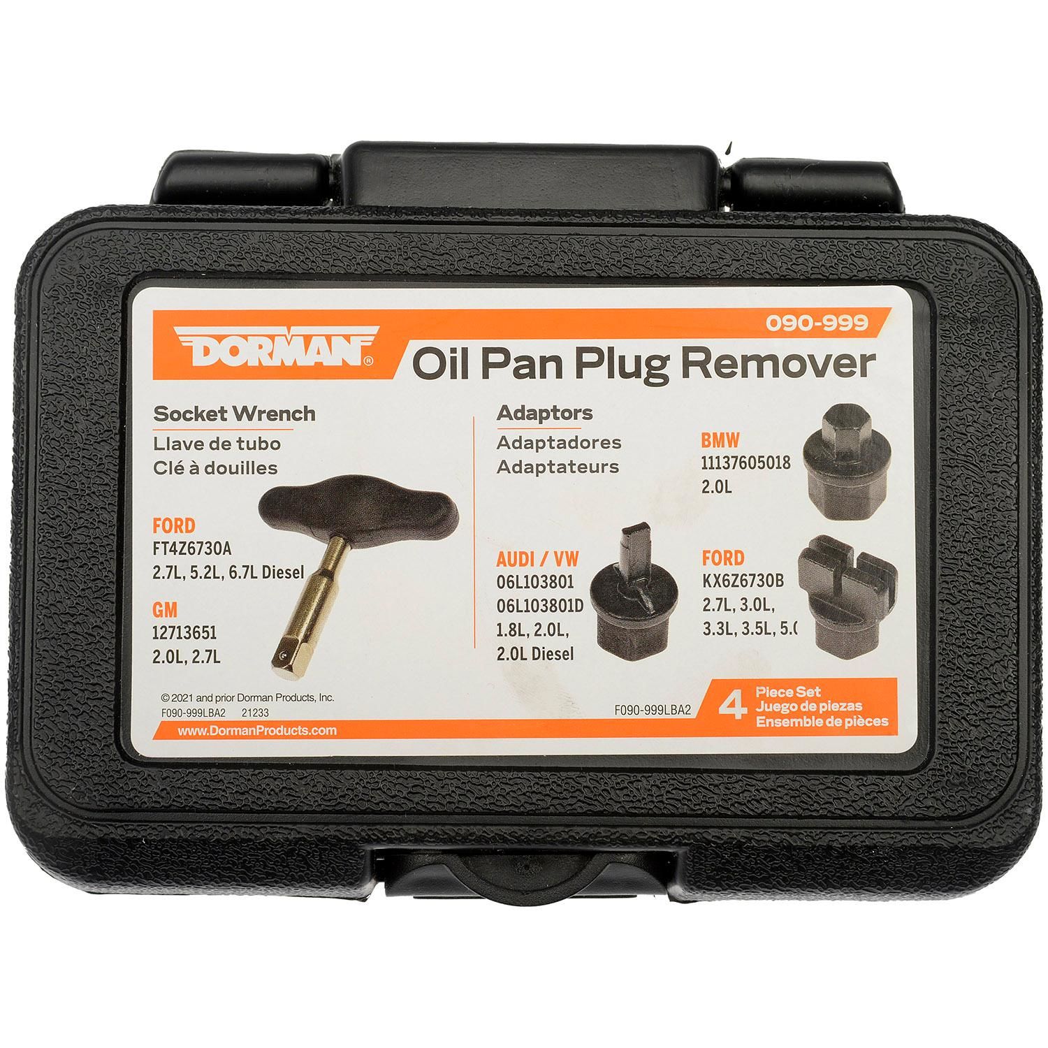 Dorman Oil Drain Plug Removal Tool Kit 090999