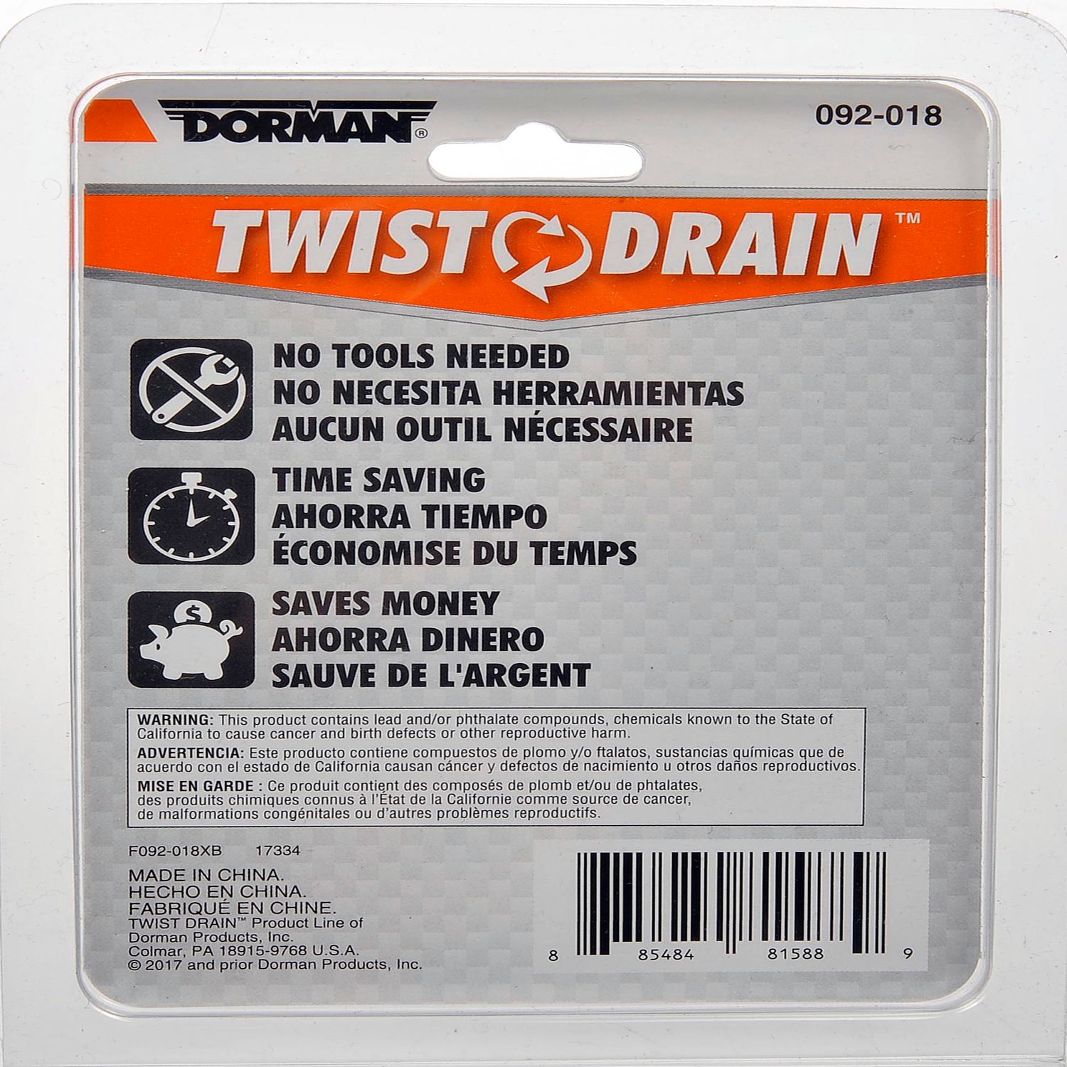 Dorman Engine Oil Drain Plug 092018