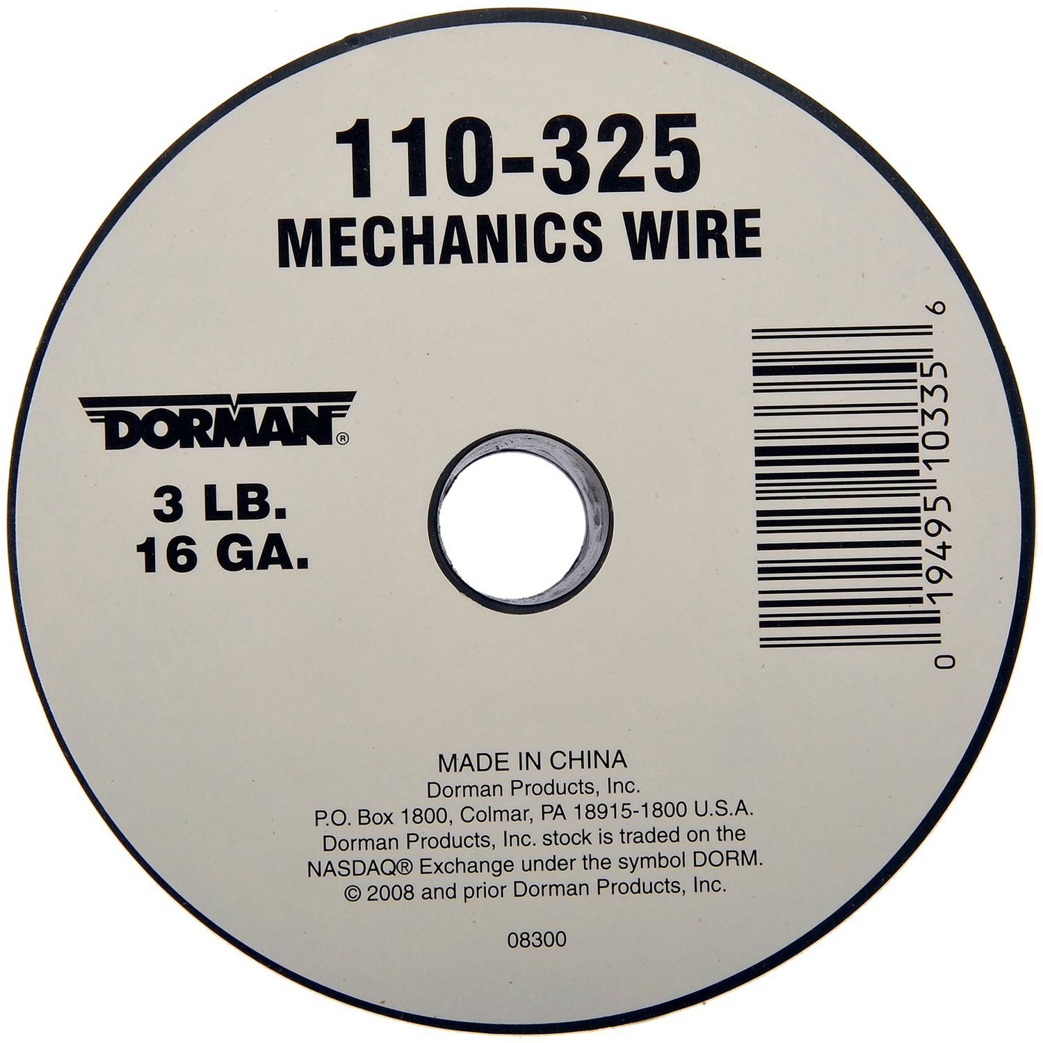 16 Gauge Round Wax Sprue Wire – 8 Oz Spool Roll For Dental Laboratory & Jewelry Casting, House Brand (MPN 245-8216)