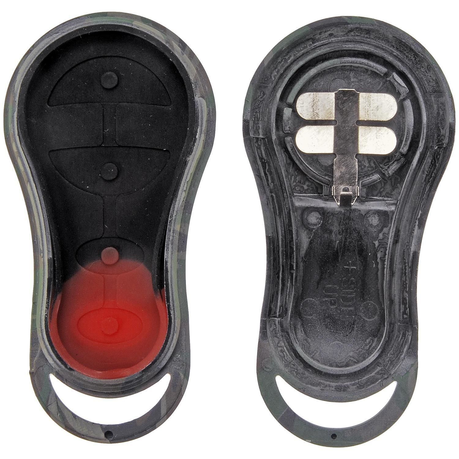 Dorman Keyless Remote Case 13628GNC - KEYLESS REMOTE CASE - Keyless Remote Case - Key Fob Repair - Cracked or wore out your key fob case? Want to add a custom look? Just replace the case with this convenient, affordable keyless entry transmitter cover, restoring or enhancing the look. - Chrysler 2003-01, Dodge 2005-99, Plymouth 2001-00