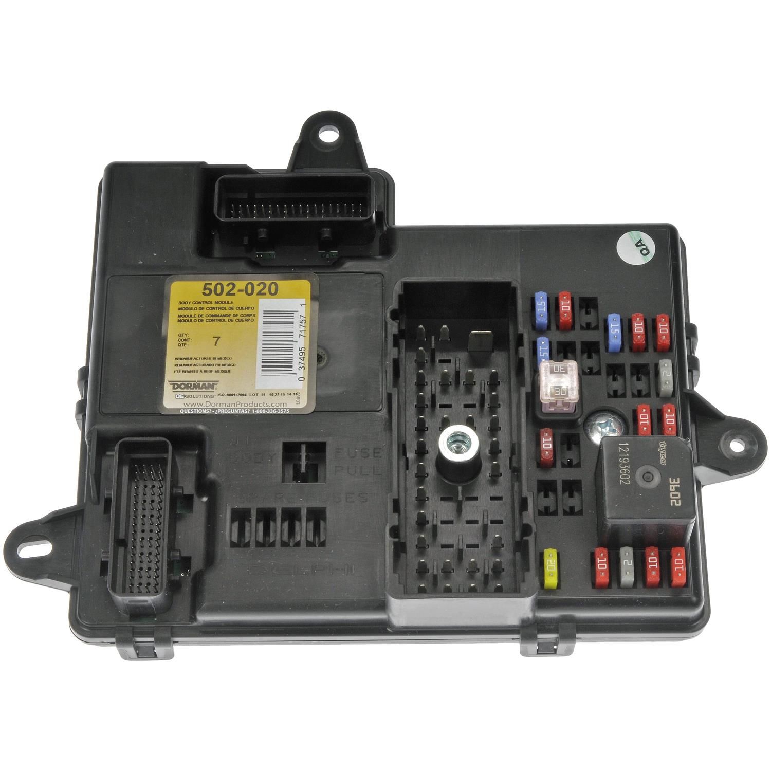 Dorman Body Control Computer 502020