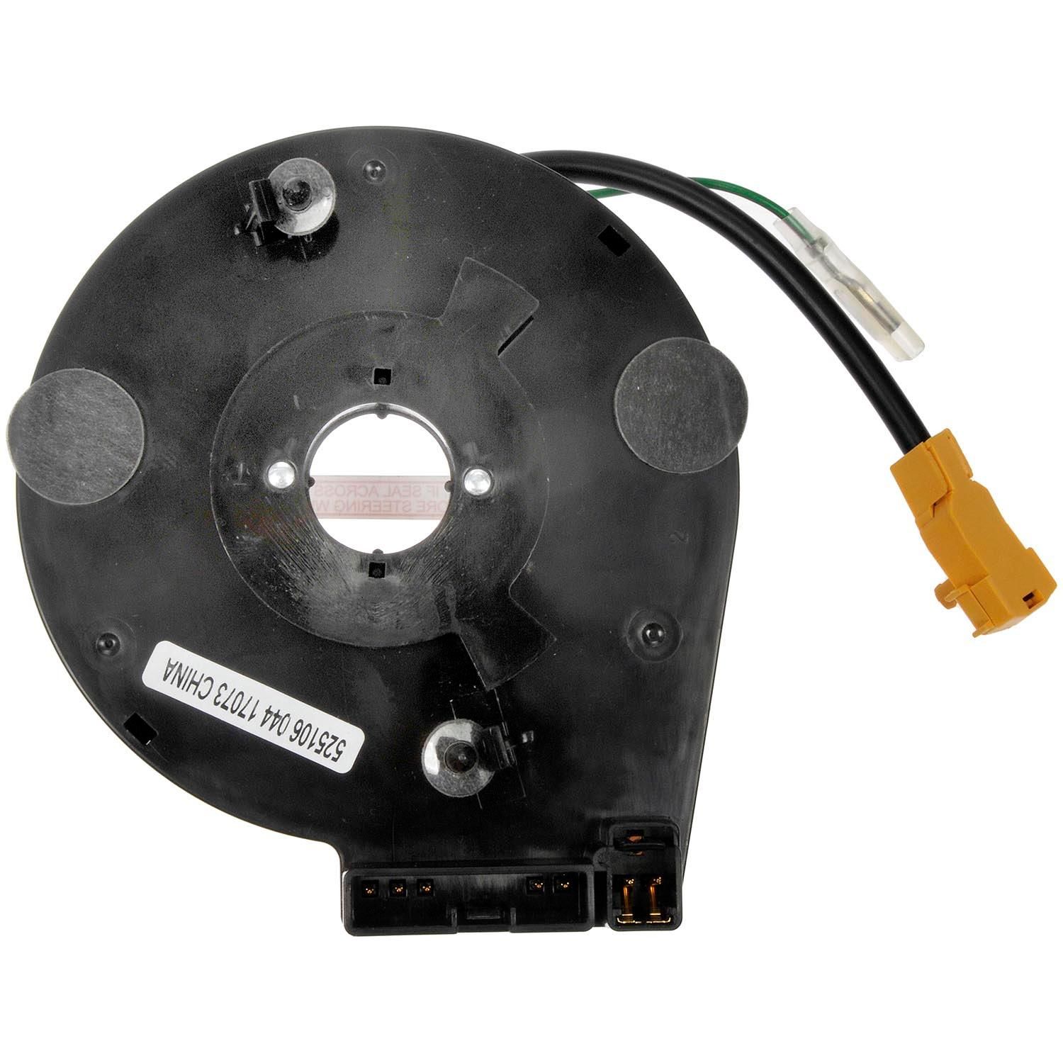 CLOCK SPRING - Airbag Clock Spring - Airbag Spiral Cable - Airbag Coil - Airbag Reel Assembly - Steering Wheel Spiral Cable - Clock Spring - This air bag clockspring matches the fit of an original that is missing or damaged and is designed to restore current to the air bag, horn, and steering wheel-mounted controls on specified vehicles. - Chrysler 2000-96, Dodge 2000-96, Plymouth 2000-96 - Dorman Airbag Clockspring 525-106