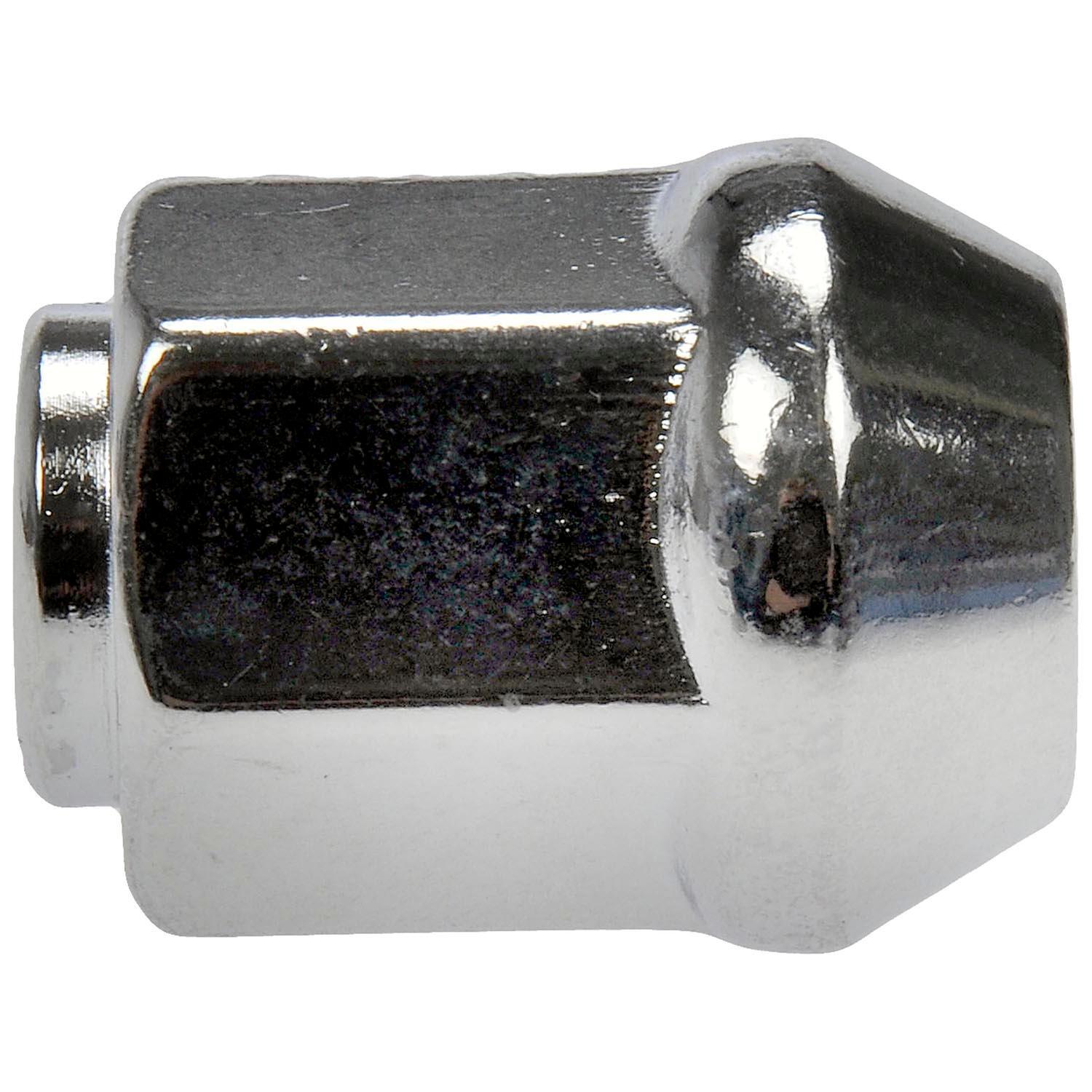 Dorman - Autograde Wheel Lug Nut 611-091.1 - WHEEL NUT - Wheel Nut 1/2-20 Dometop  - 3/4 In. Hex, 1-1/16 In. Length - Lug Nut - The original lug nuts on certain vehicles have a failure-prone two-piece design that makes warping common and removal difficult. There's often a thin veneer that gets damaged with repeated use, and if moisture gets underneath it can cause the cover to bulge. Those failures can make the nuts difficult or impossible to remove, and if they get stuck, removing them usually requires damaging the wheel itself. This Dorman OE FIX replacement matches the OE fit and function but has a one-piece, carbon steel design to prevent similar issues from happening in the future. - American Motors 1983-77, Chrysler 1989-76, Chrysler 1972-71, Dodge 1998-71, Plymouth 1989-71