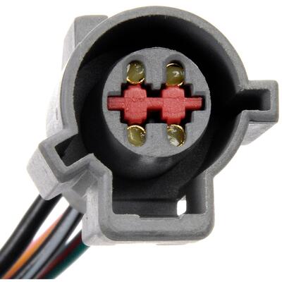 Dorman Electrical Wire Connector 645-713 - Pigtail - Vehicle Speed Sensor And Oil Pressure Switch Pigtail - General Use Electrical Connector - Make better electrical repairs and accessory installations with this pigtail connector. Designed for a clean appearance when installed, it features weatherproof terminals and a locking tab for a reliable quick disconnect electrical connection. - Vehicle Speed Sensor And Oil Pressure Switch Pigtail