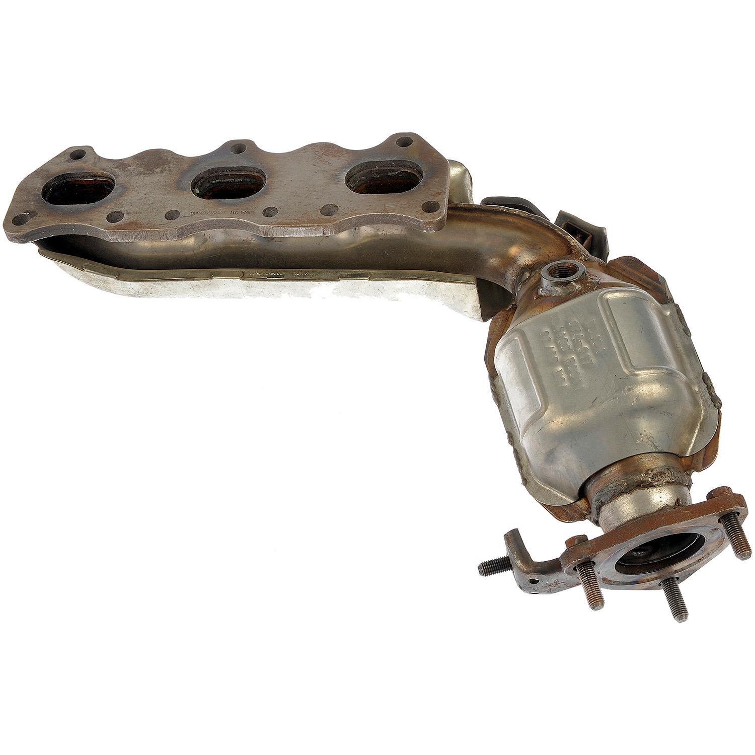 Dorman Exhaust Manifold 673-617 - Manifold Converter - CARB Compliant - Catalytic Converter - Exhaust Manifold - This catalytic converter with integrated exhaust manifold - a.k.a. manifold converter - is precision-engineered to match the original equipment on specific vehicle years, makes and models for a reliable replacement. - Chevrolet Tracker 2004-01, Suzuki Grand Vitara 2005-99, Suzuki Vitara 2004