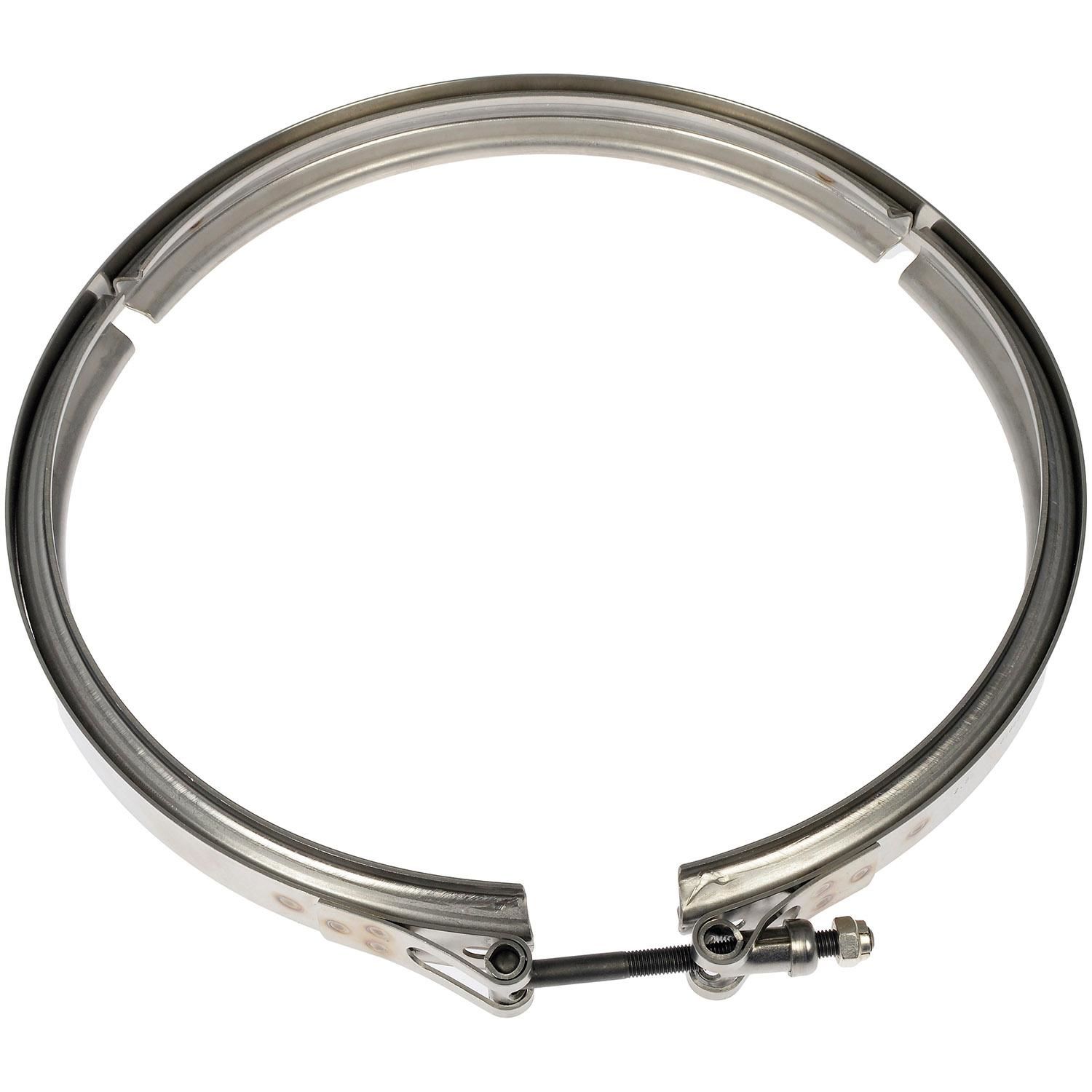 Clamp Dpf - Diesel Particulate Filter Exhaust Clamp - DPF Band - DPF Clamp - Particulate Filter Band - Diesel Particulate Filter Band - Particulate Filter Clamp - This direct replacement DPF clamp matches the fit and function of the original equipment clamp. Manufactured from quality materials for a long service life, it has undergone industry standard testing to ensure reliable performance. - Freightliner 2020-17, International 2020, Kenworth 2019, Volvo 2020-17, Western Star 2020-18 - Diesel Particulate Filter Exhaust Clamp - Dorman Diesel Particulate Filter 674-7036