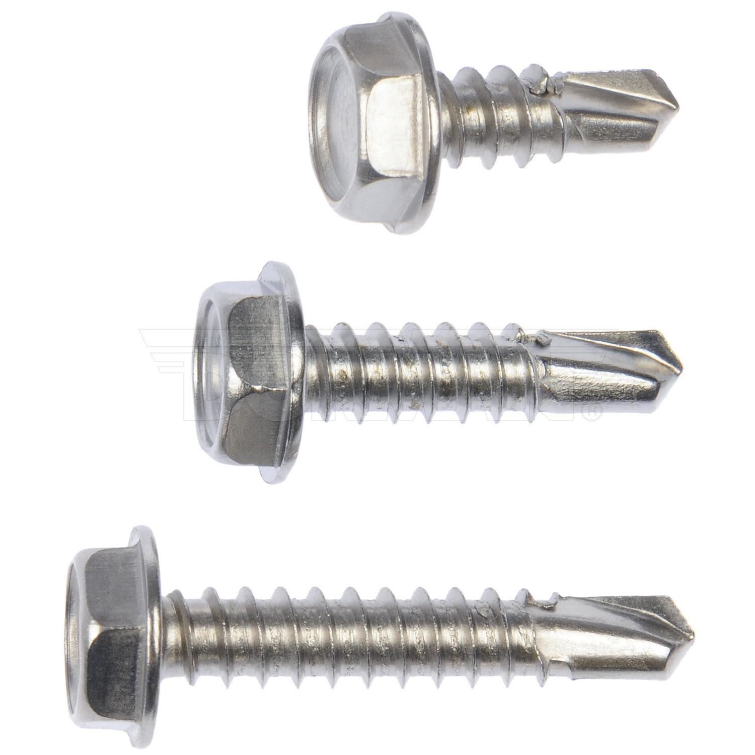 Dorman No. 10 X 1/2in X 3/4in X 1in Self Tapping Screw