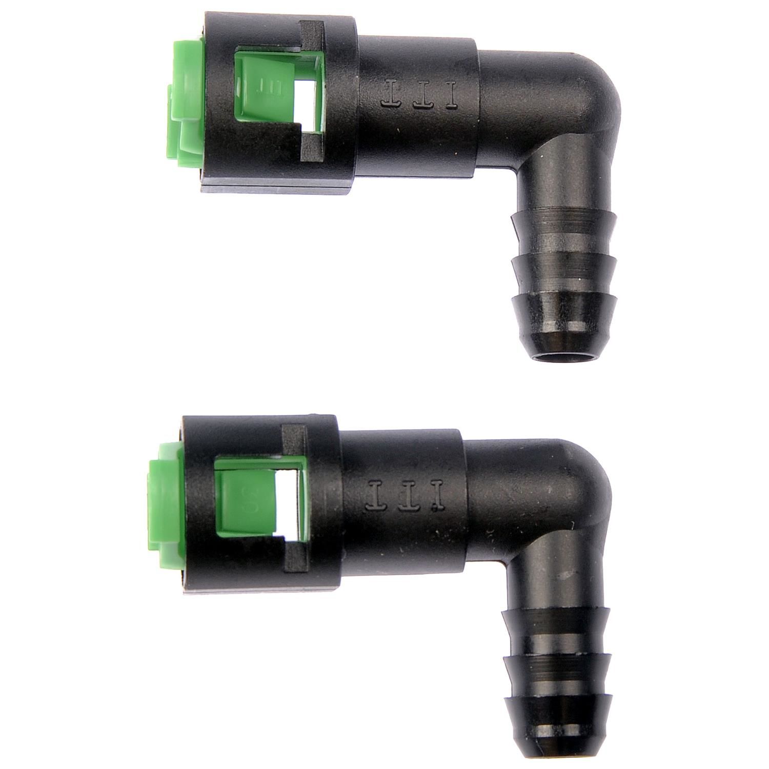 Dorman 800-188 Quick Connector 5/16" To 6mm Fuel Line Connector With O-Ring - 2 Pack