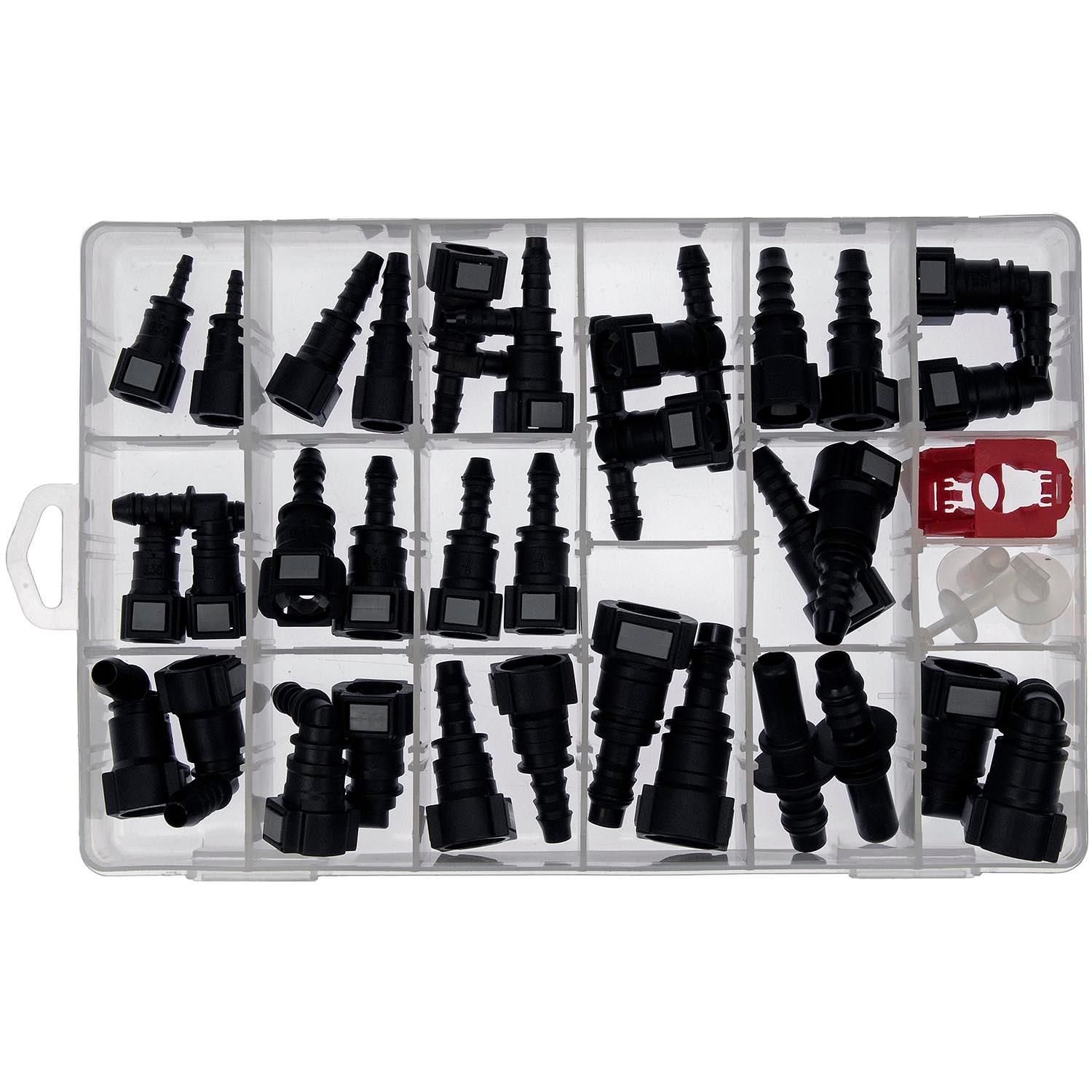 Dorman OE Solutions Metric Fuel Line Repair Connector Tray 37 Piece