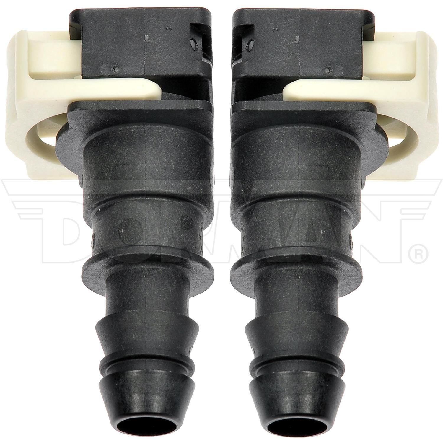 Dorman OE Solutions 800435 12mm Straight To 1/2in Barbed Nylon Fuel Vapor Connector 2 Piece