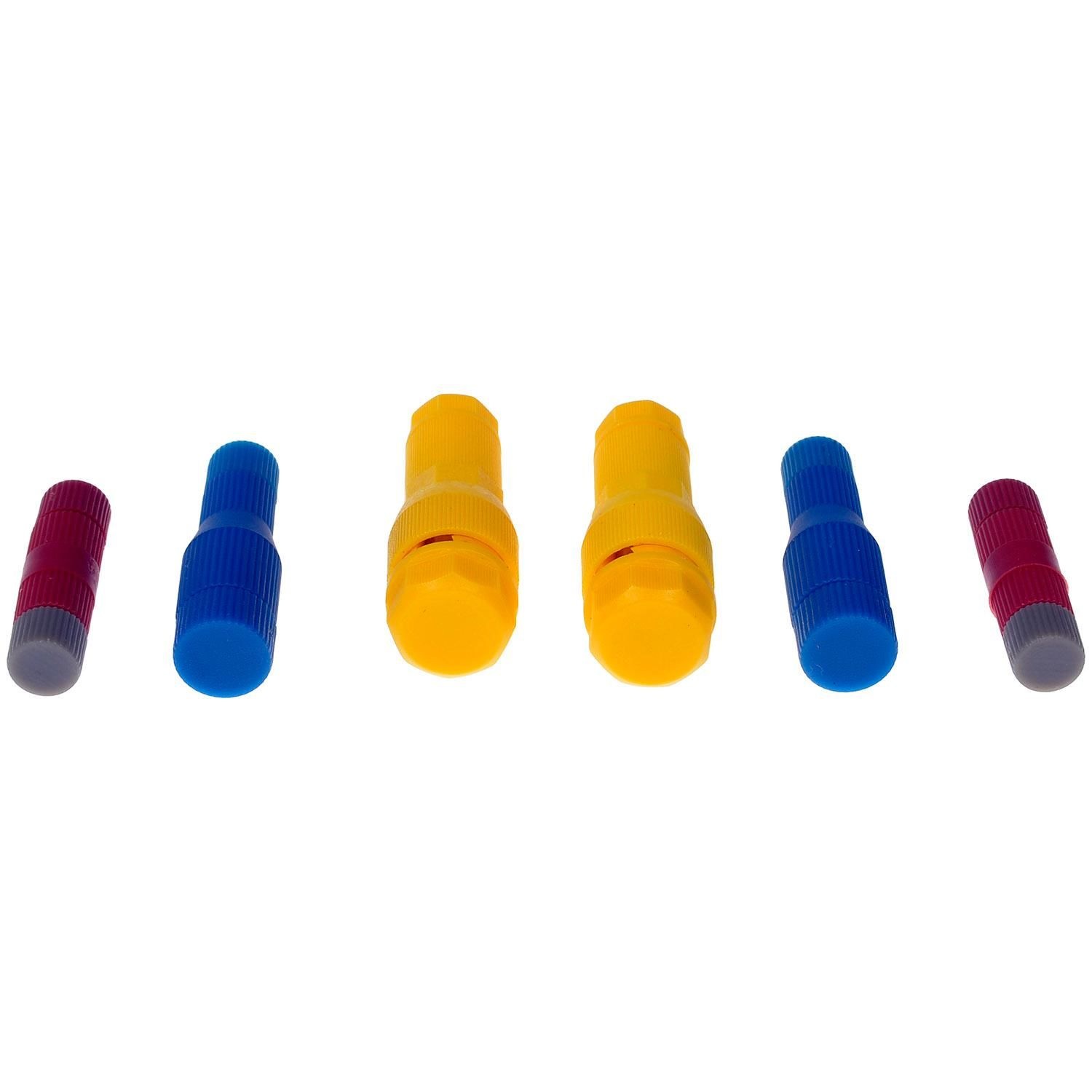 Dorman - Conduct-Tite Blue, Gray, Red, Yellow, 22-10 Gauge Crimpless Connector Tap Assortment