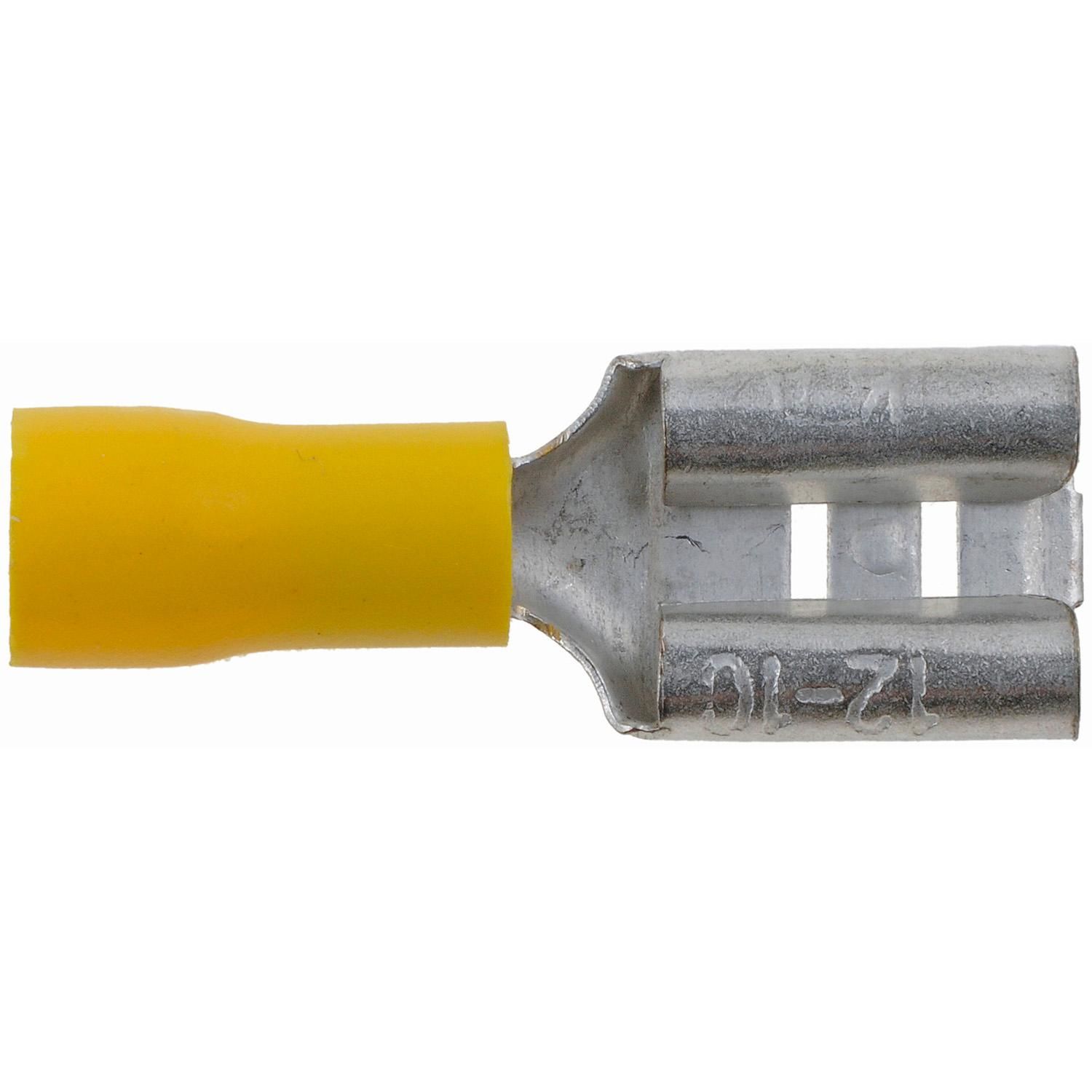 Dorman - Conduct-Tite Yellow 3/8in 12-10 Gauge Female Disconnect