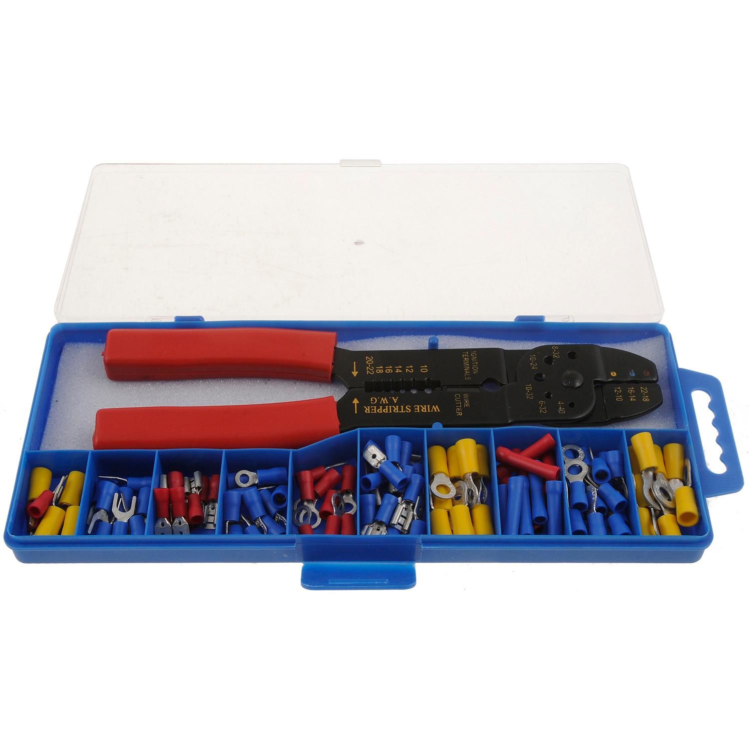 Dorman Conduct Tite 2210 Gauge Terminal Kit with Crimper 100 Piece
