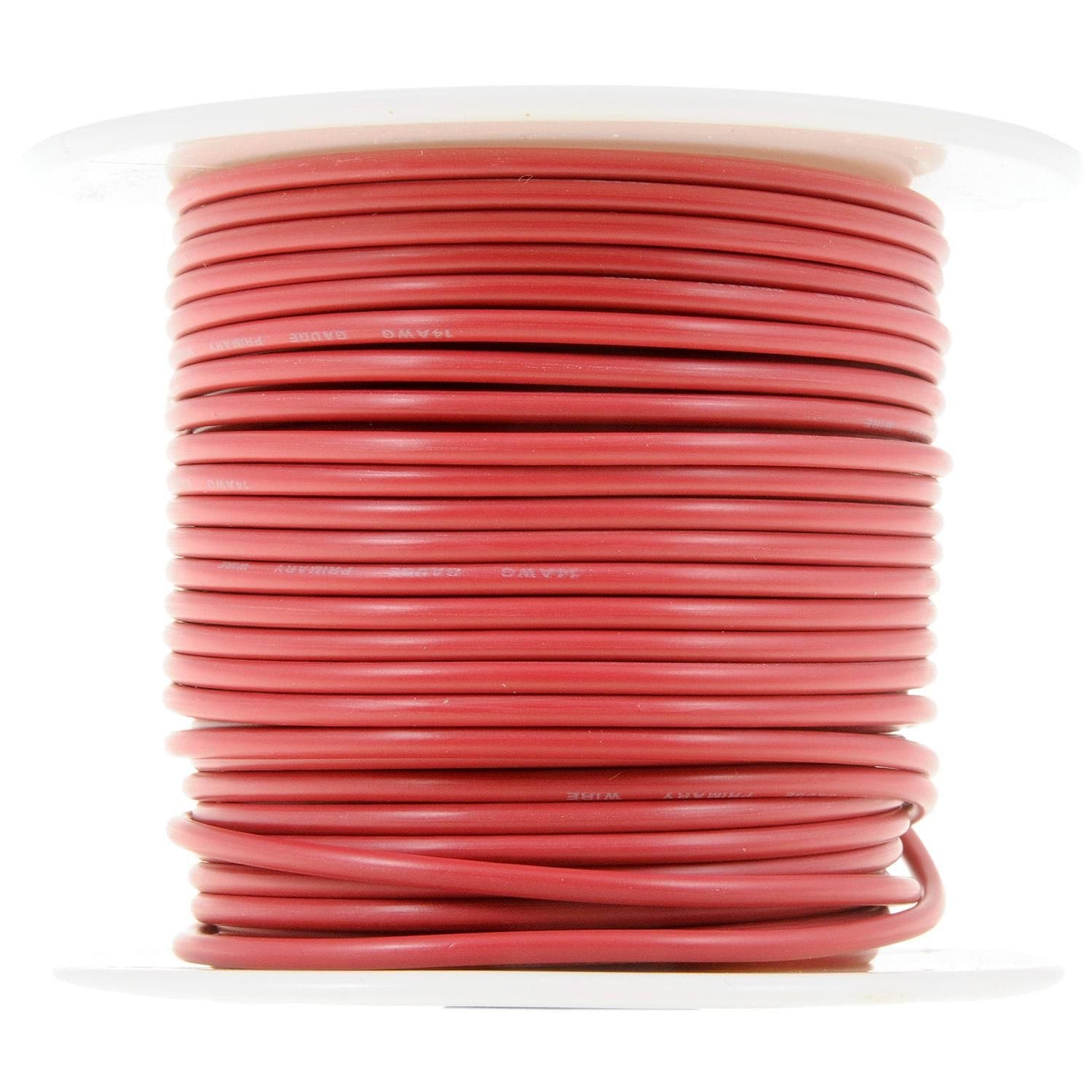 14 Gauge Stranded Red, GPT Primary Wire, 100 foot