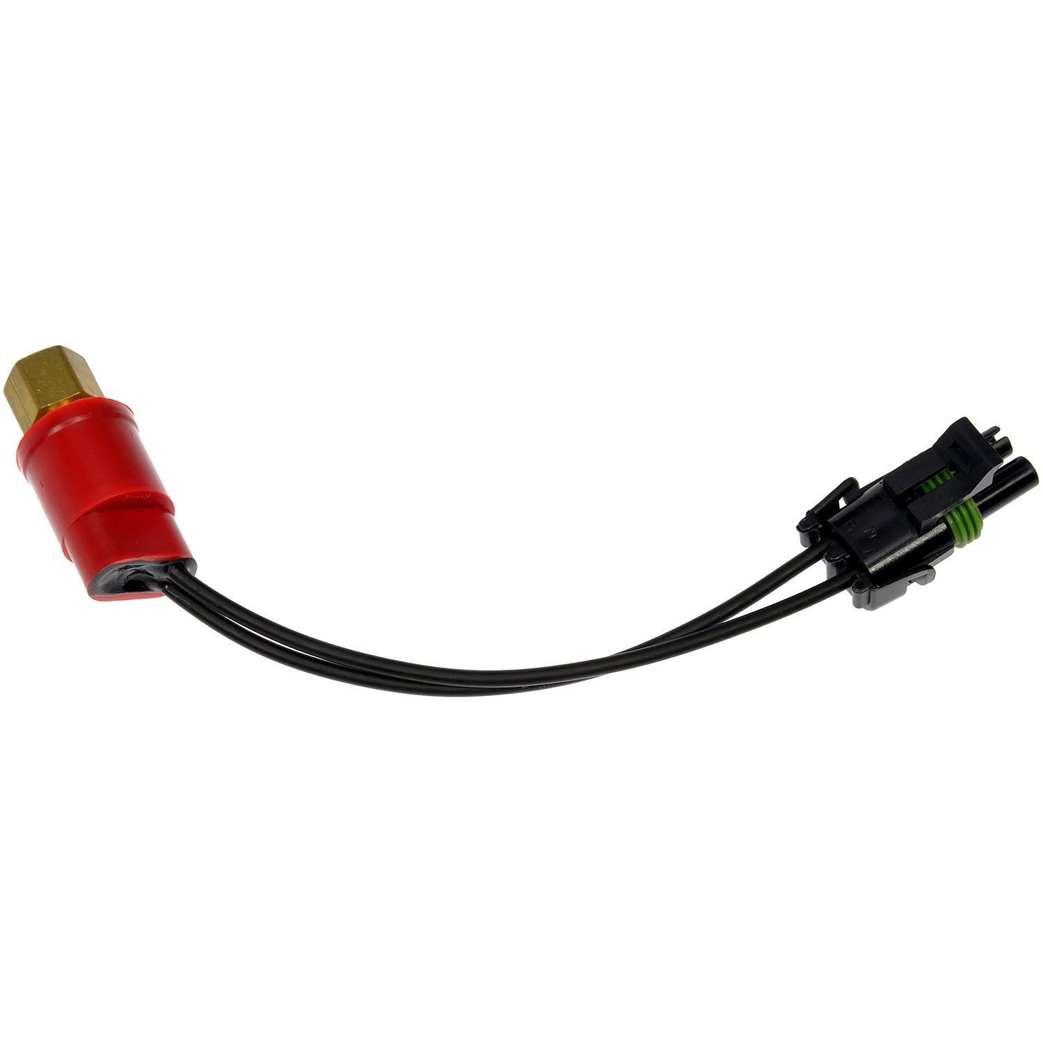 ACP Sensor - Air Conditioning Pressure Sensor (ACP) - A/C Pressure Sensor - Air Conditioning Refrigerant Pressure Sensor - This A/C refrigerant pressure sensor is designed to match the fit and function of the original sensor on specified vehicles, and is engineered for durability and reliable performance. - Peterbilt 357 1995-92, Peterbilt 375 1995-92, Peterbilt 377 1995-92, Peterbilt 379 1995-92 - Air Conditioning Pressure Sensor (ACP) - Dorman - HD Solutions A/C Refrigerant Pressure Sensor 904-7415