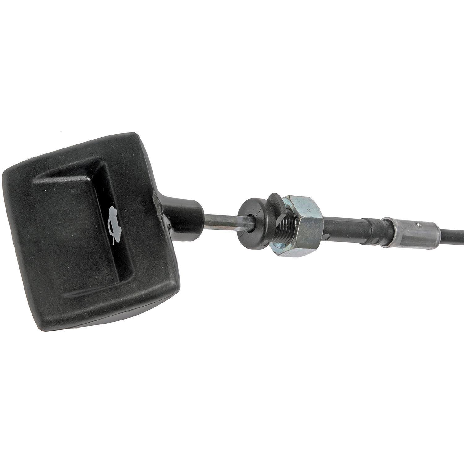 Dorman Hood Release Cable 912-142 - HOOD RELEASE CABLE - Hood Release Cable With Handle - Hood Cable - Hood release cable broken? This hood release cable is durably built to directly replace a worn-out or broken cable on specific vehicle years, makes and models. - Kia Rio 2005-01