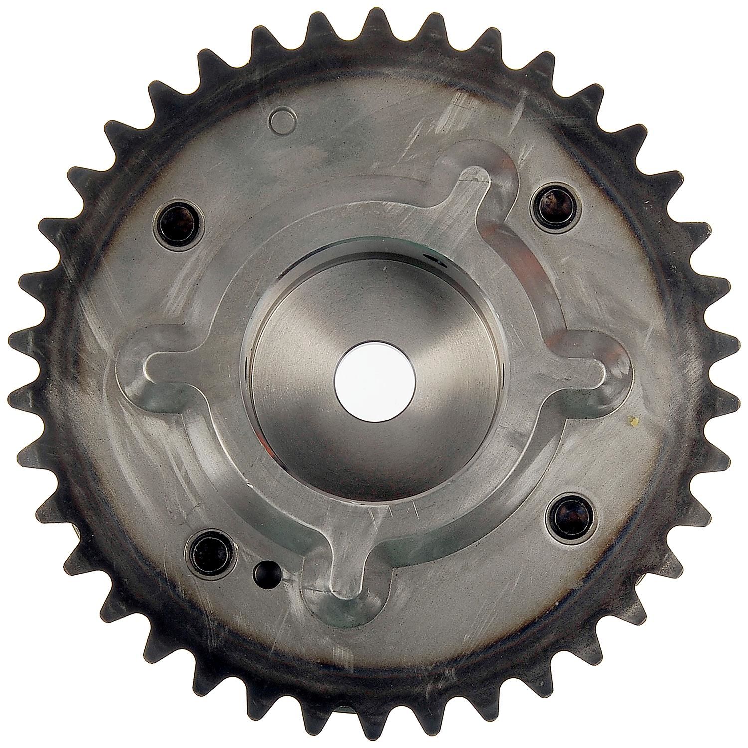 Cam Phaser - Camshaft Phaser - Variable valve timing gear - Cam phaser - Variable valve timing actuator - The variable valve timing sprocket is key to ensuring an engine's performance and clean running. Replace a worn factory VVT sprocket with this quality engineered sprocket to restore lost performance. Designed to install and perform like the original. - Ford 2022-06, Lincoln 2020-11, Mercury 2011-06 - Dorman Variable Valve Timing Sprocket 916-644