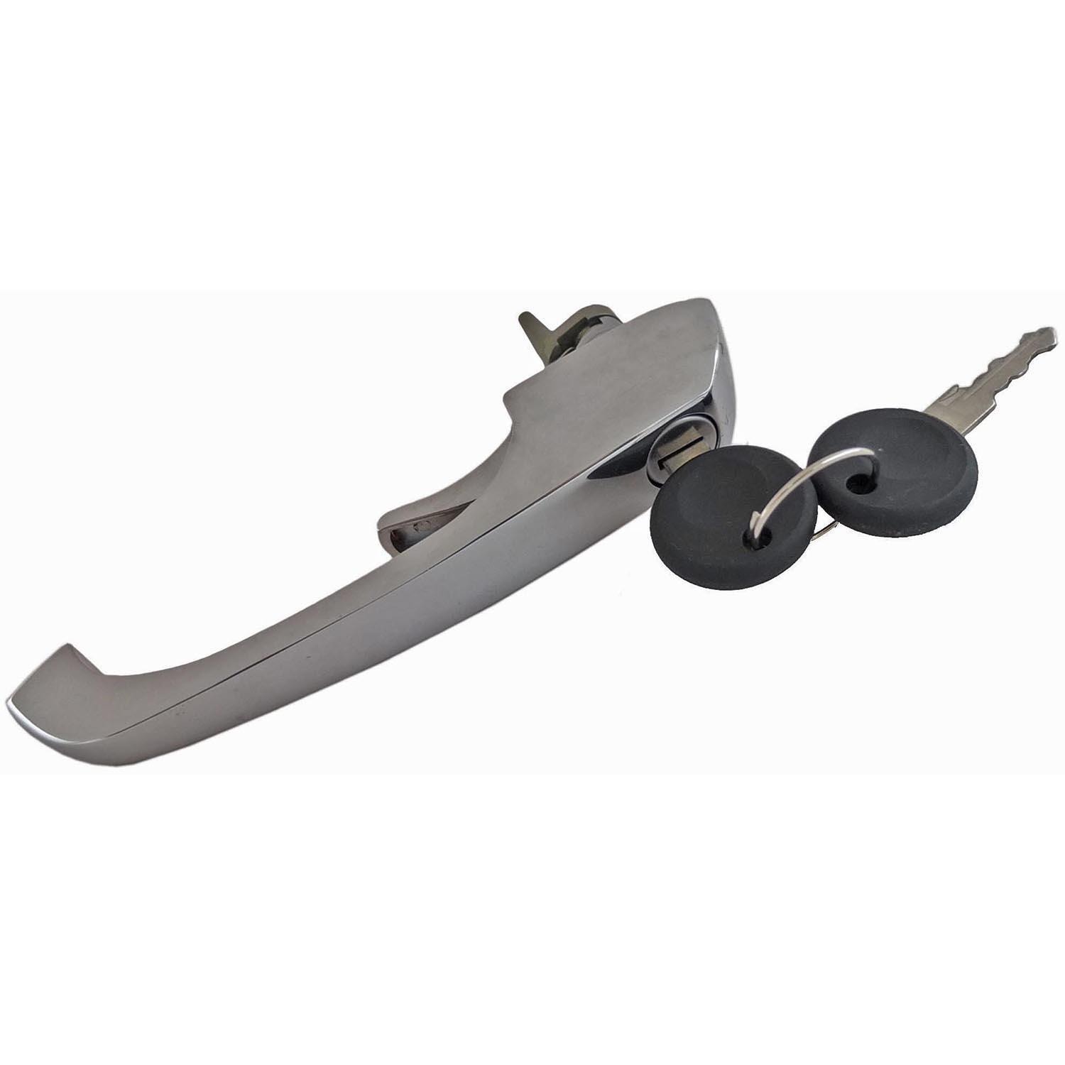 Dorman Exterior Door Handle 94542 - Exterior Door Handle With Keyset Chrome - Outside Door Handle - Want a new exterior door handle that matches the original, for far less than going back to the dealership? This replacement door handle was engineered to match the fit and appearance of the stock handle on specific vehicle years, makes and models. - Volkswagen Caravelle 1996-95, Volkswagen Combi 2001-72, Volkswagen Panel 2001-73