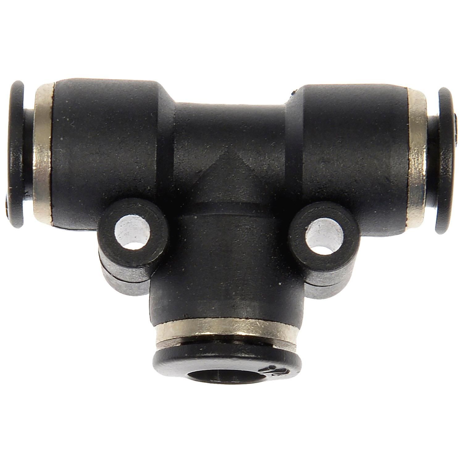 Set Of 4 Air Suspension Fittings – 1/4" Push-In Hose To 1/4" 3-Way Tee Unions