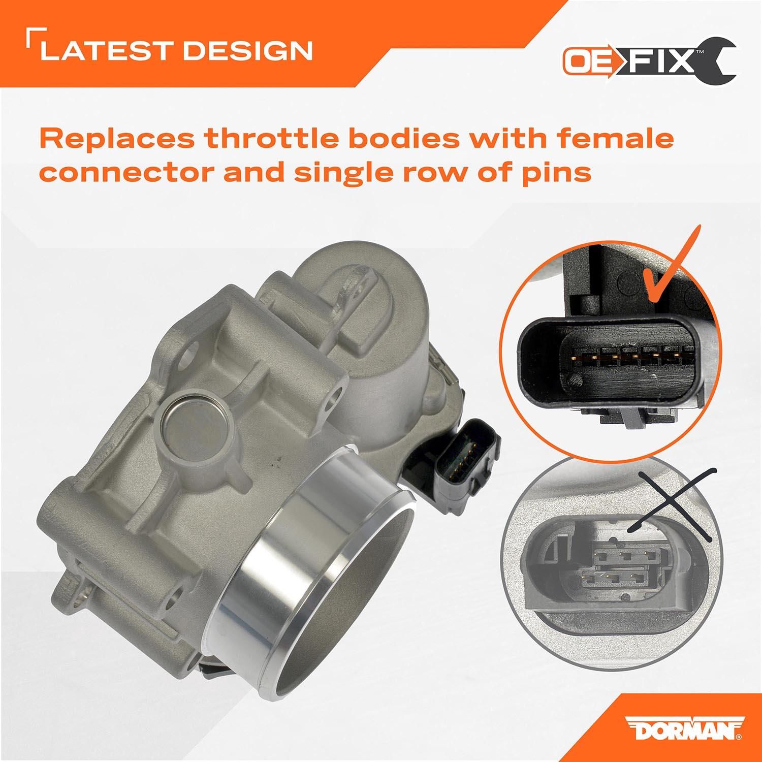 Dorman - OE Solutions Fuel Injection Throttle Body 977-163