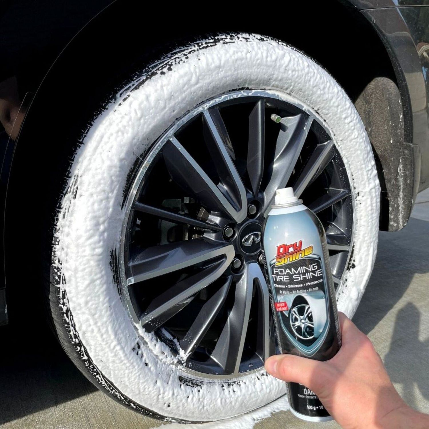 Dry Shine Foaming Tire Shine Spray 18oz