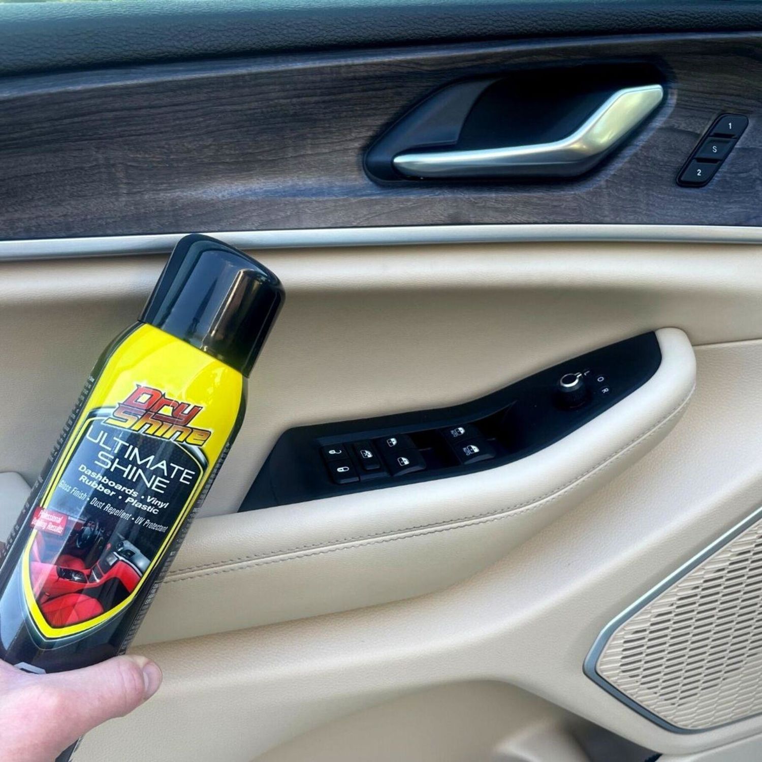 Dry Shine Ultimate Shine Detailer Kit Plus 2 Dual Pile Microfiber Towels