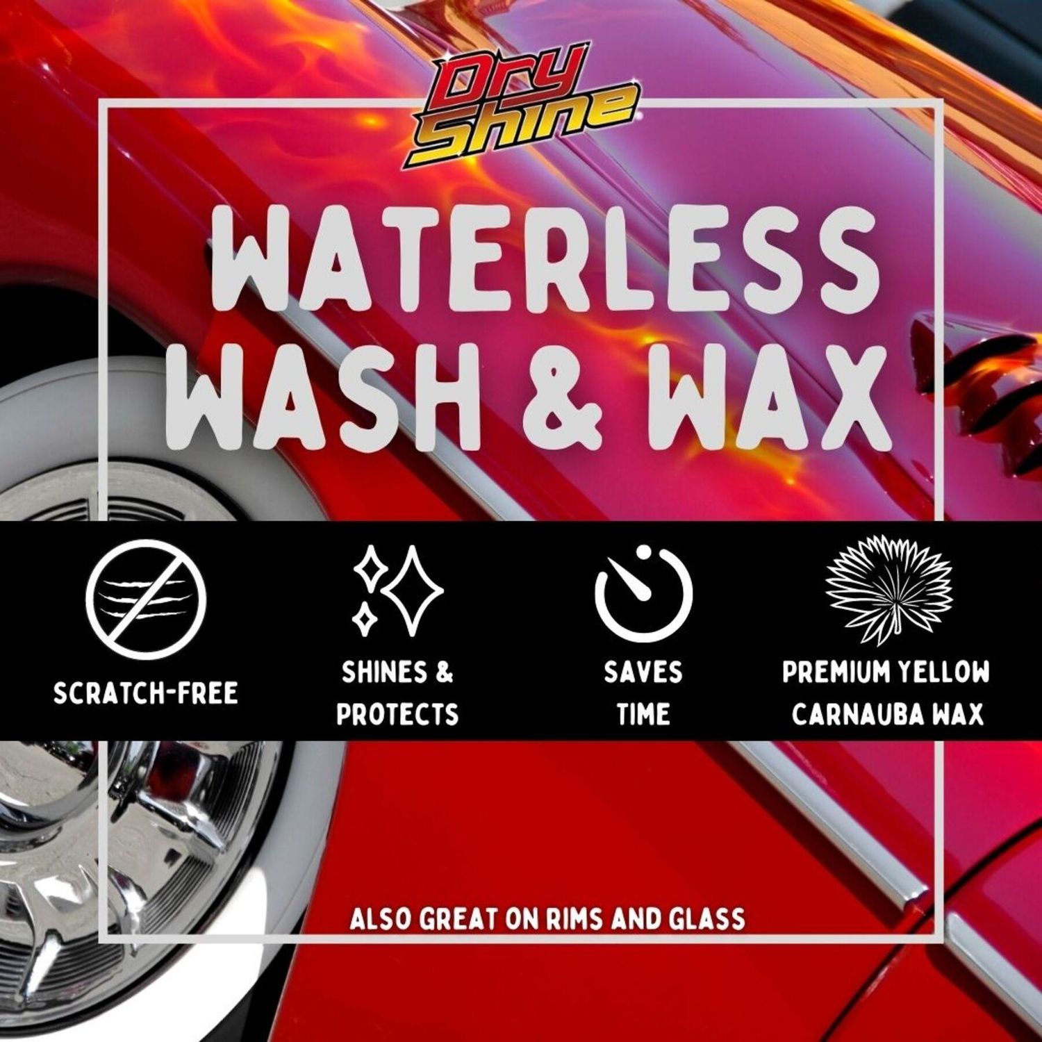 Dry Shine Waterless Wash And Wax 20.5oz 2 Piece