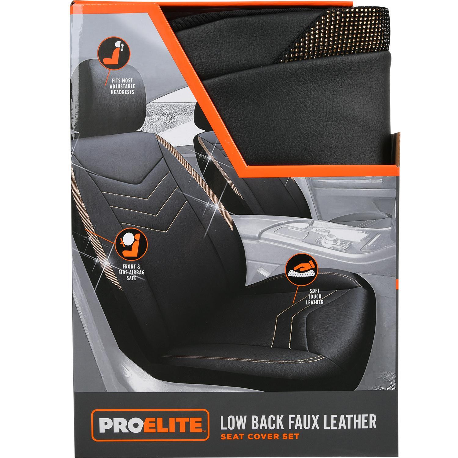 ProElite Golden Diamond Seat Cover 2 Piece