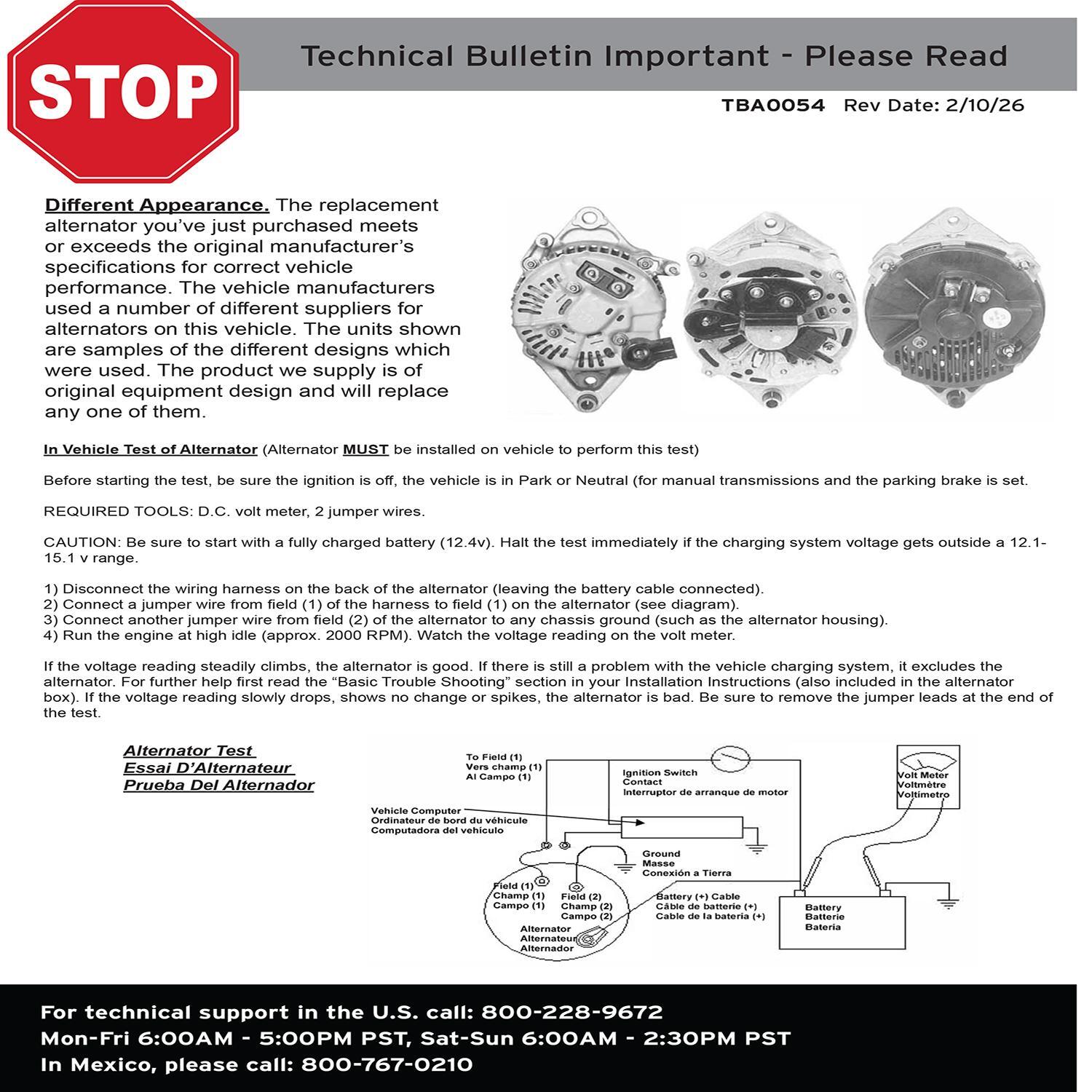 Duralast Alternator 14427