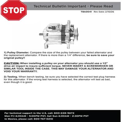 Duralast Alternator 14601