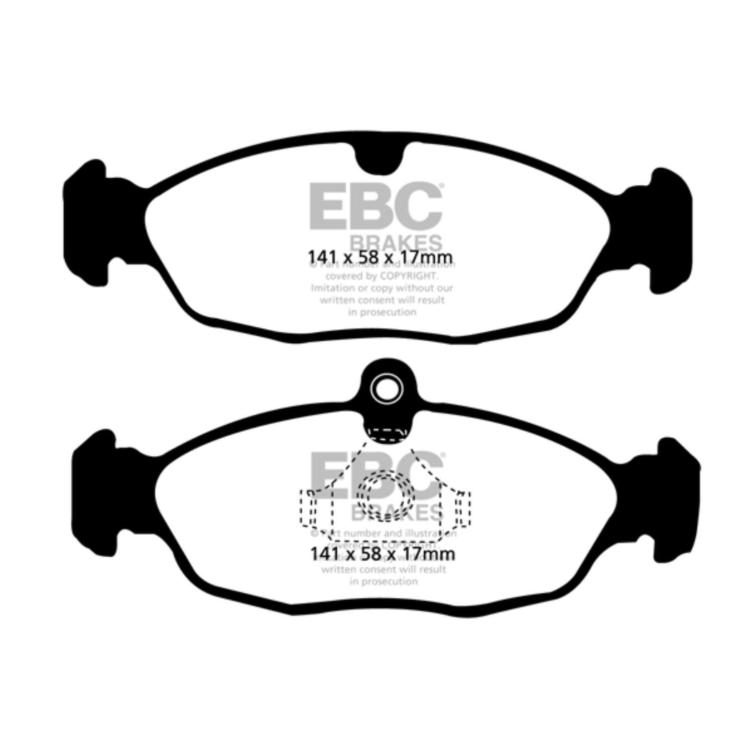EBC Performance Brake Pads DP21198