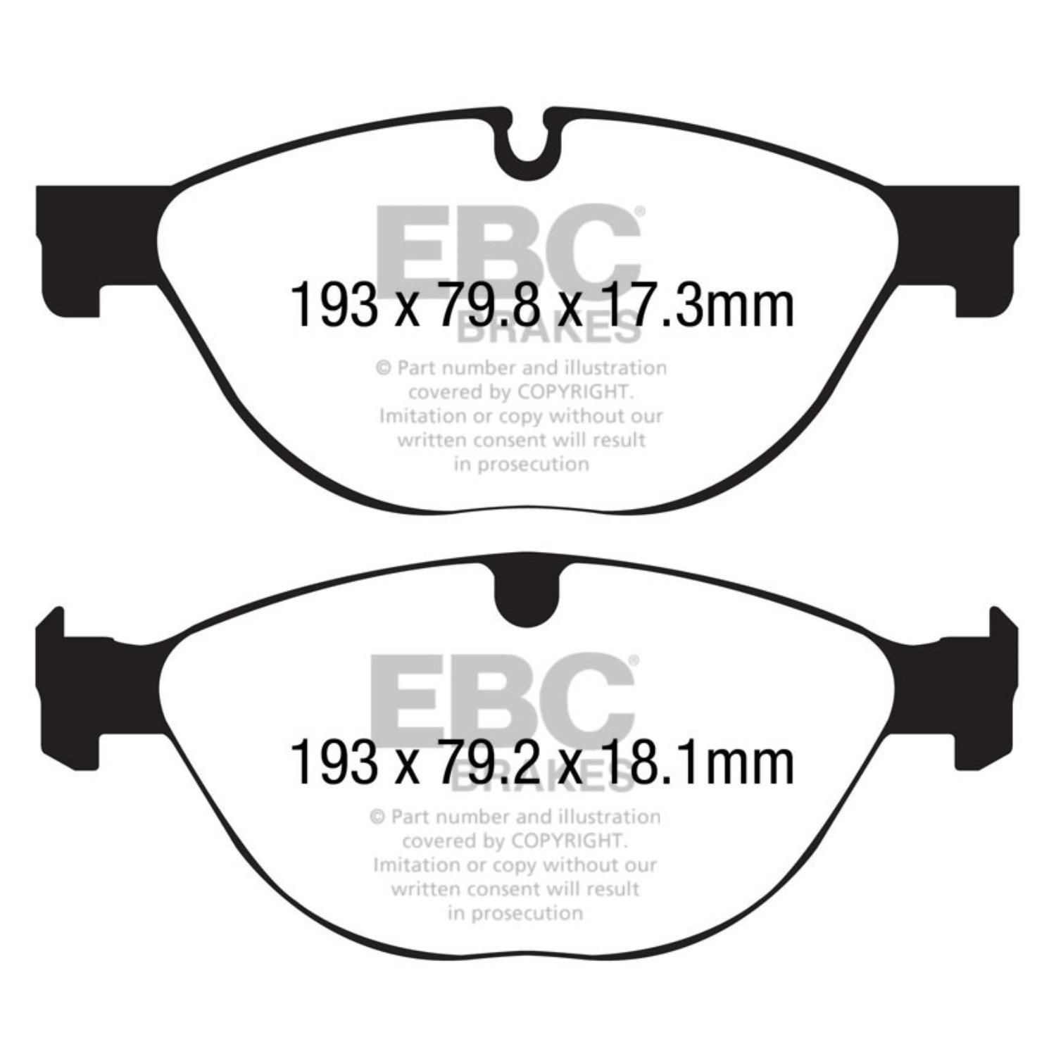 EBC Performance Brake Pads DP42191R