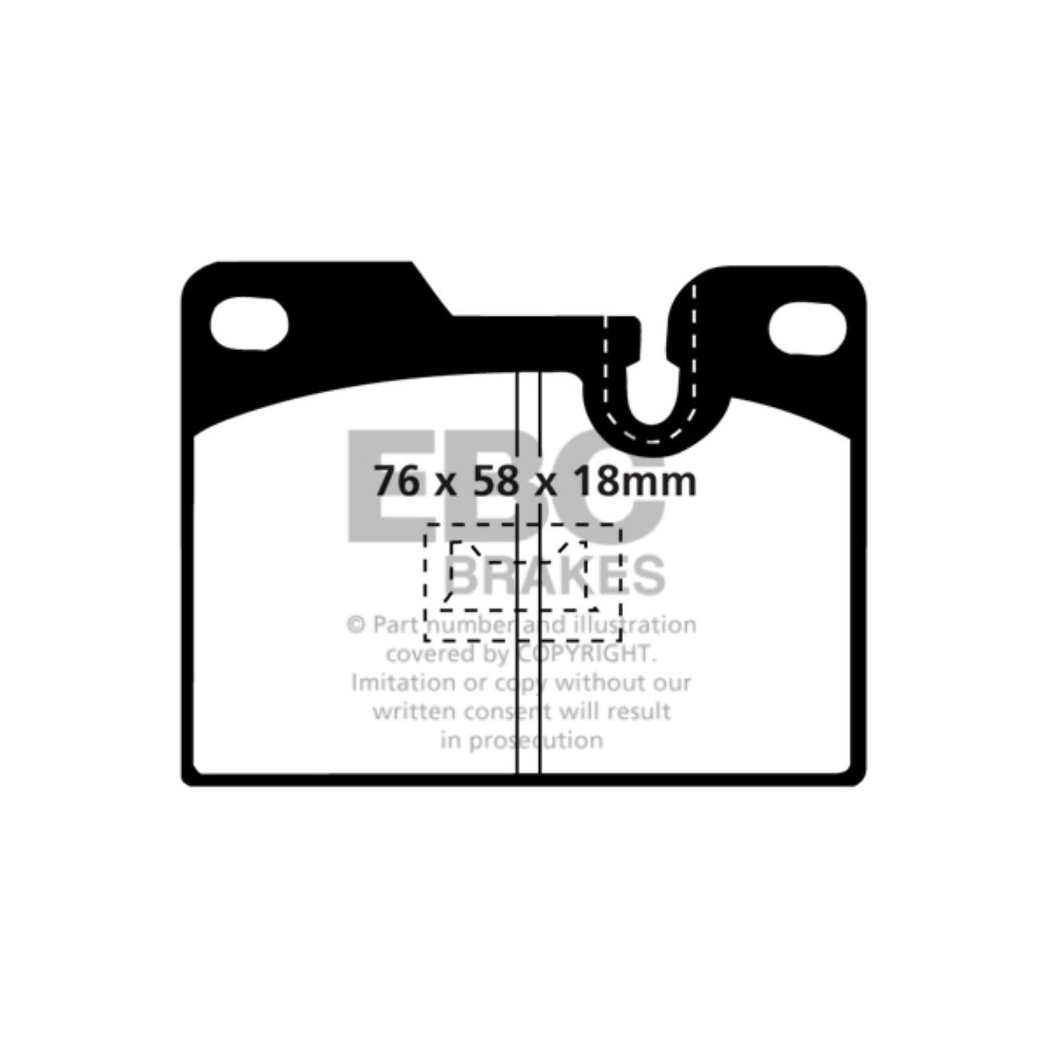 EBC Performance Brake Pads DP4346R